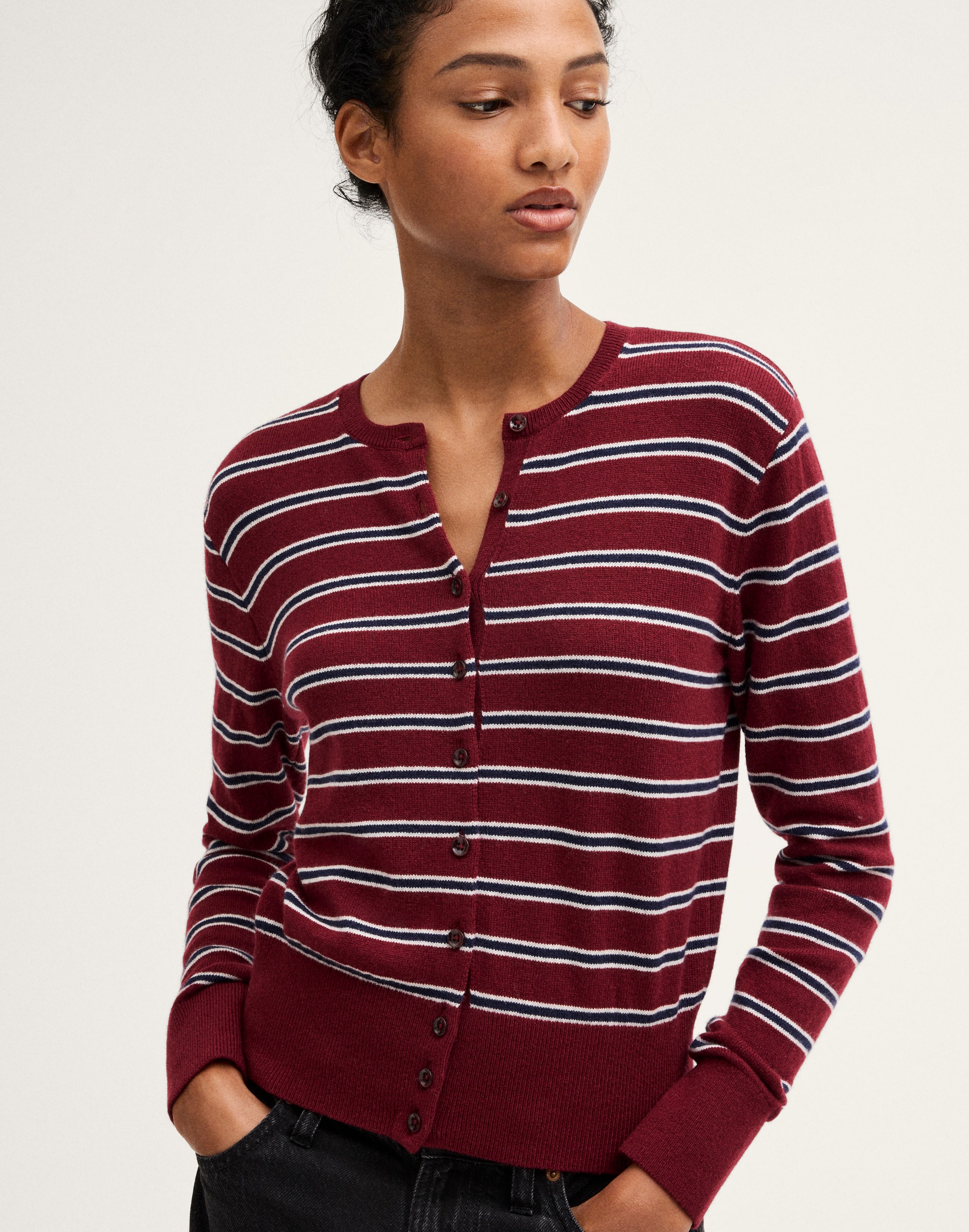 The Sophia Cardigan in 100% SoftWool