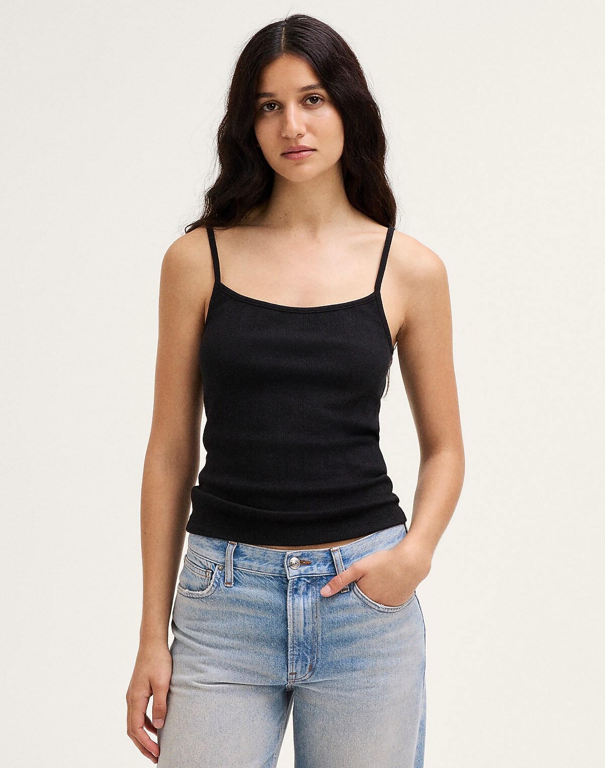 Layering Cami in Penny Pointelle