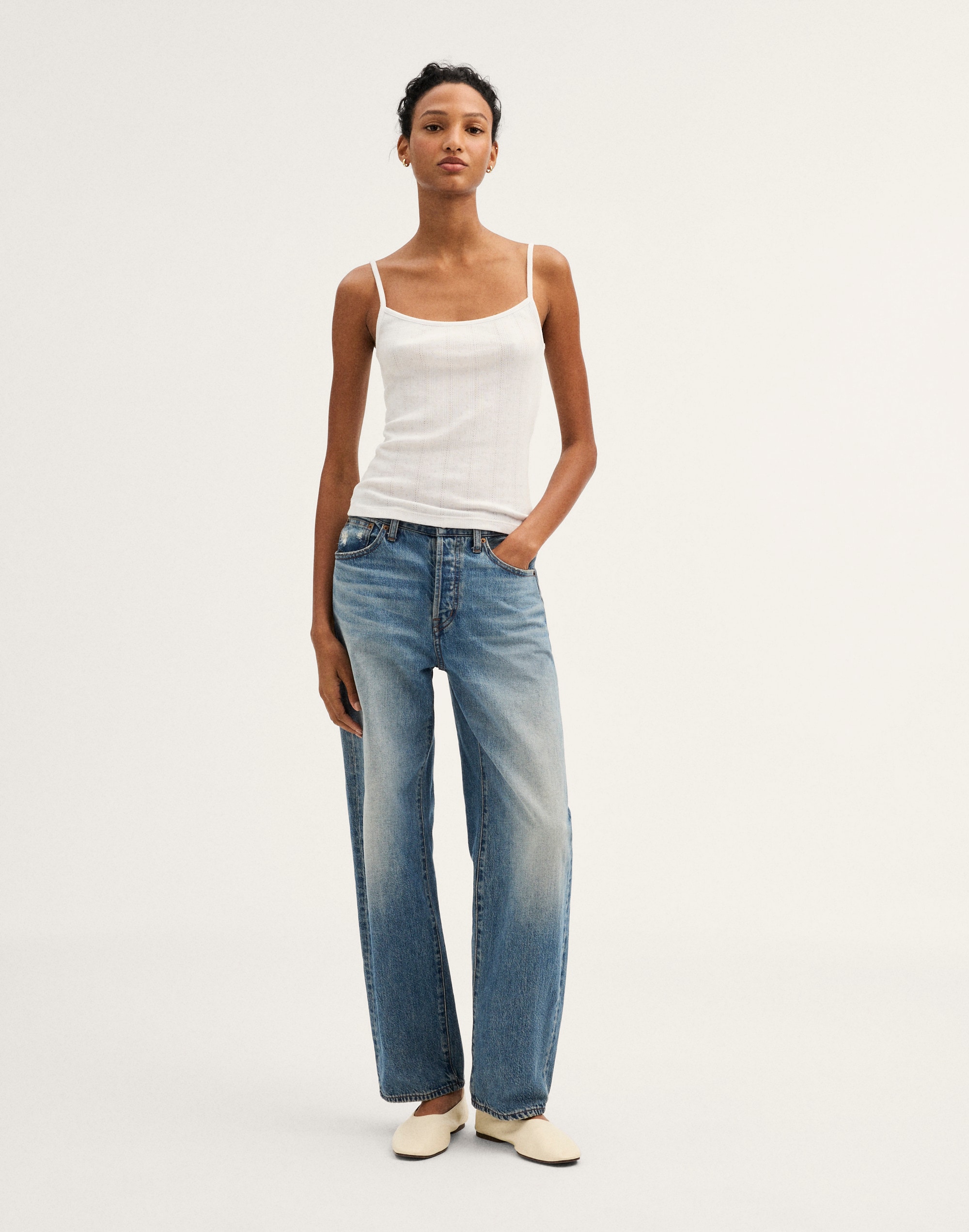 Layering Cami in Penny Pointelle