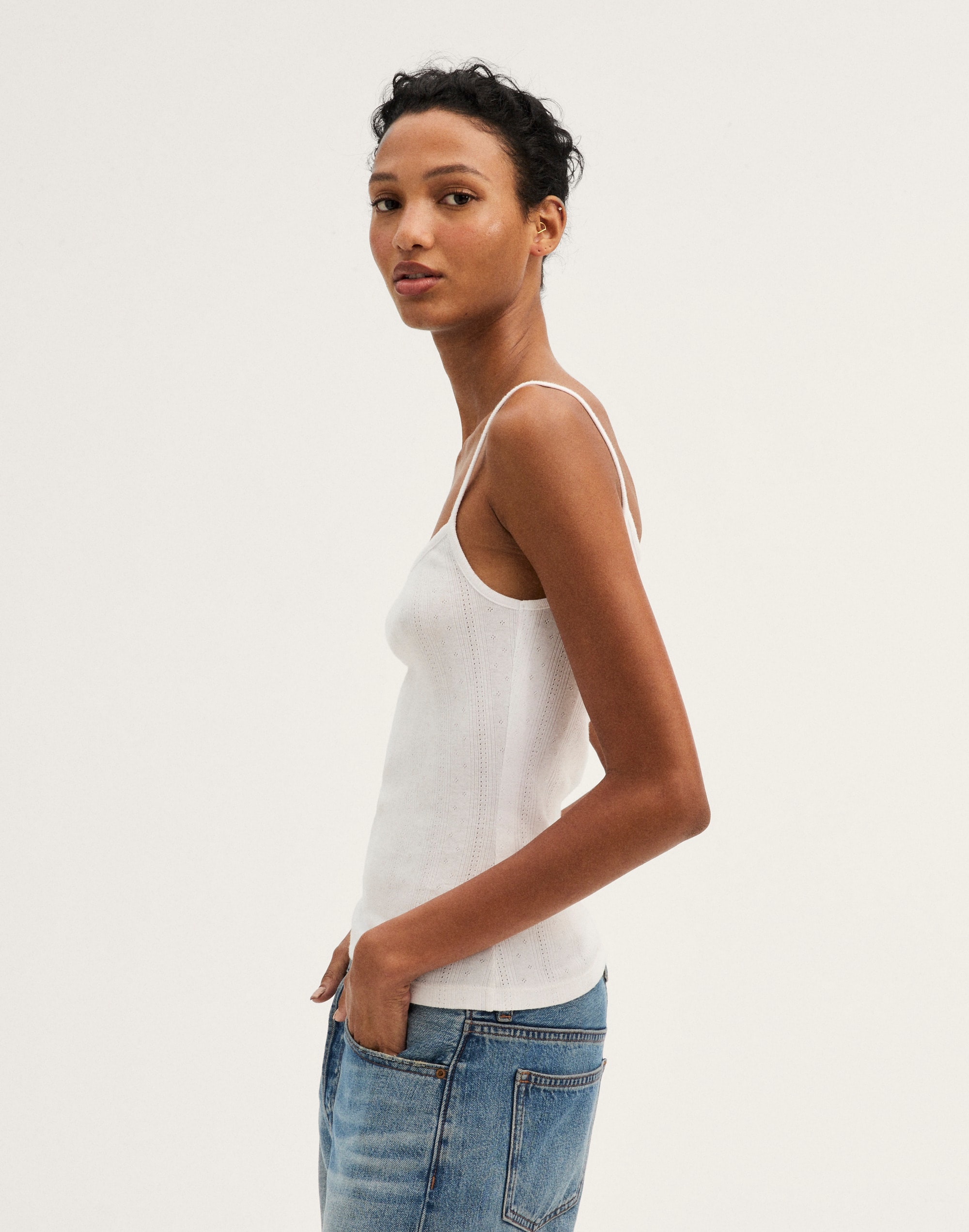 Layering Cami in Penny Pointelle