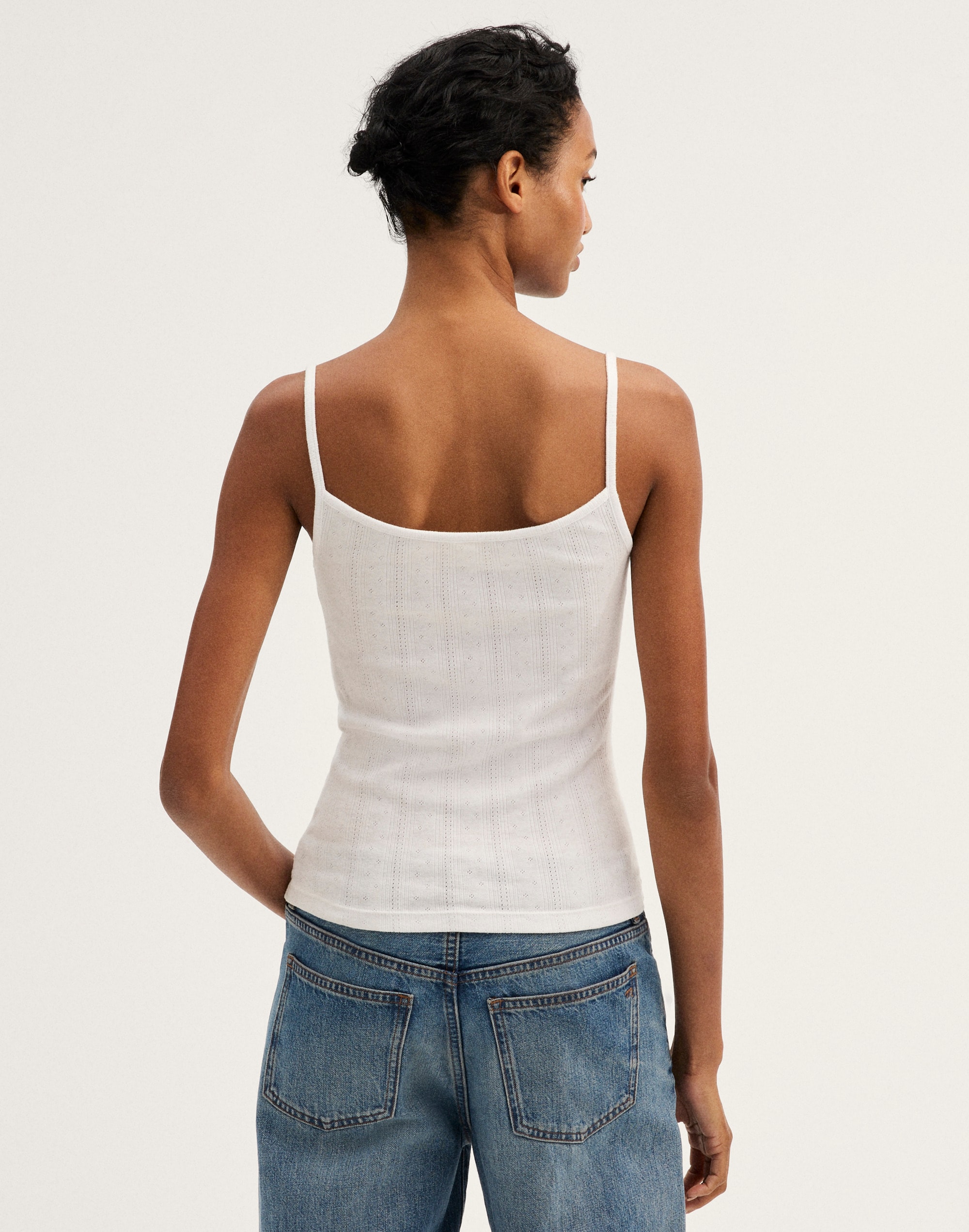Layering Cami in Penny Pointelle