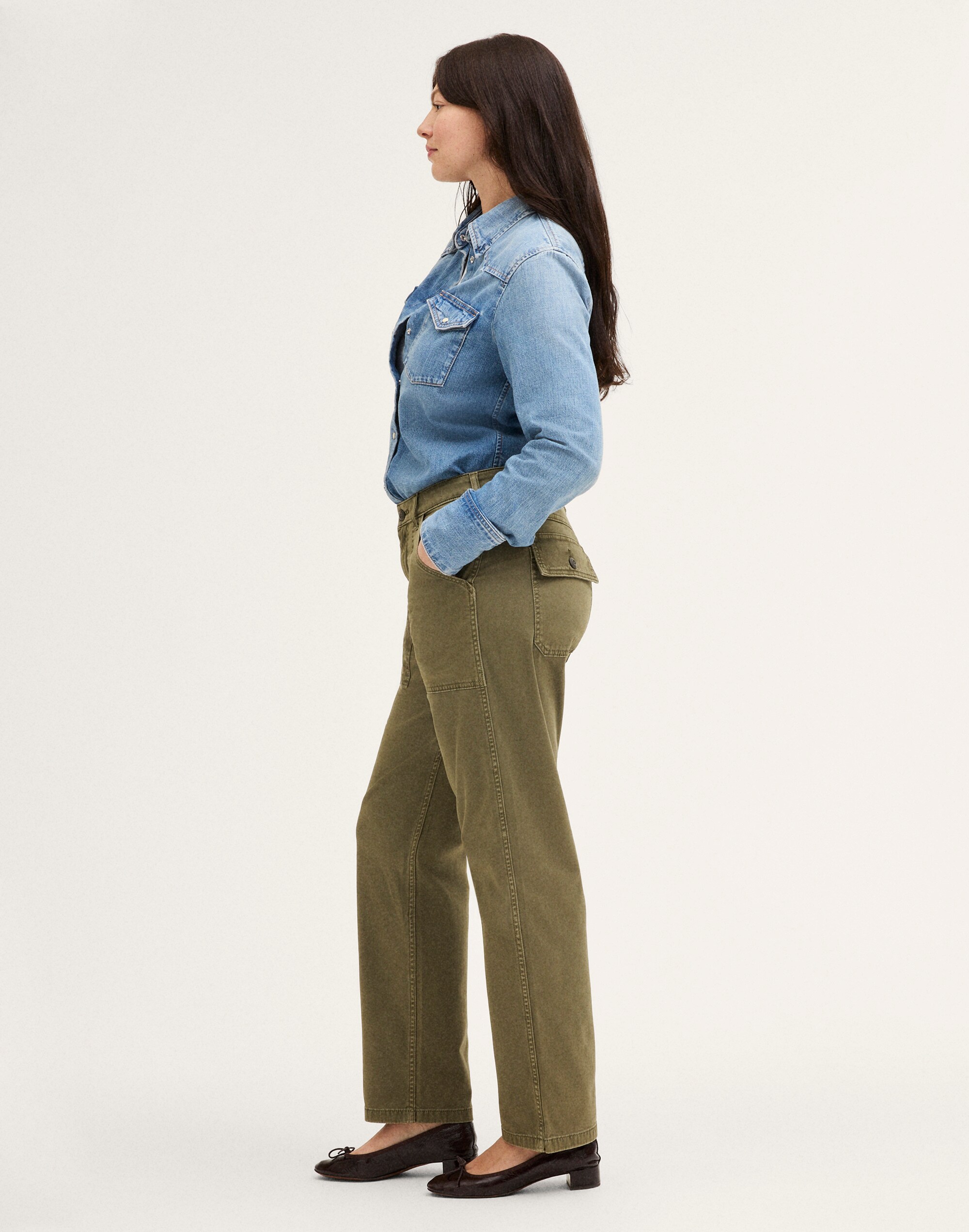 The Reissue Curvy Utility Straight-Leg Pants