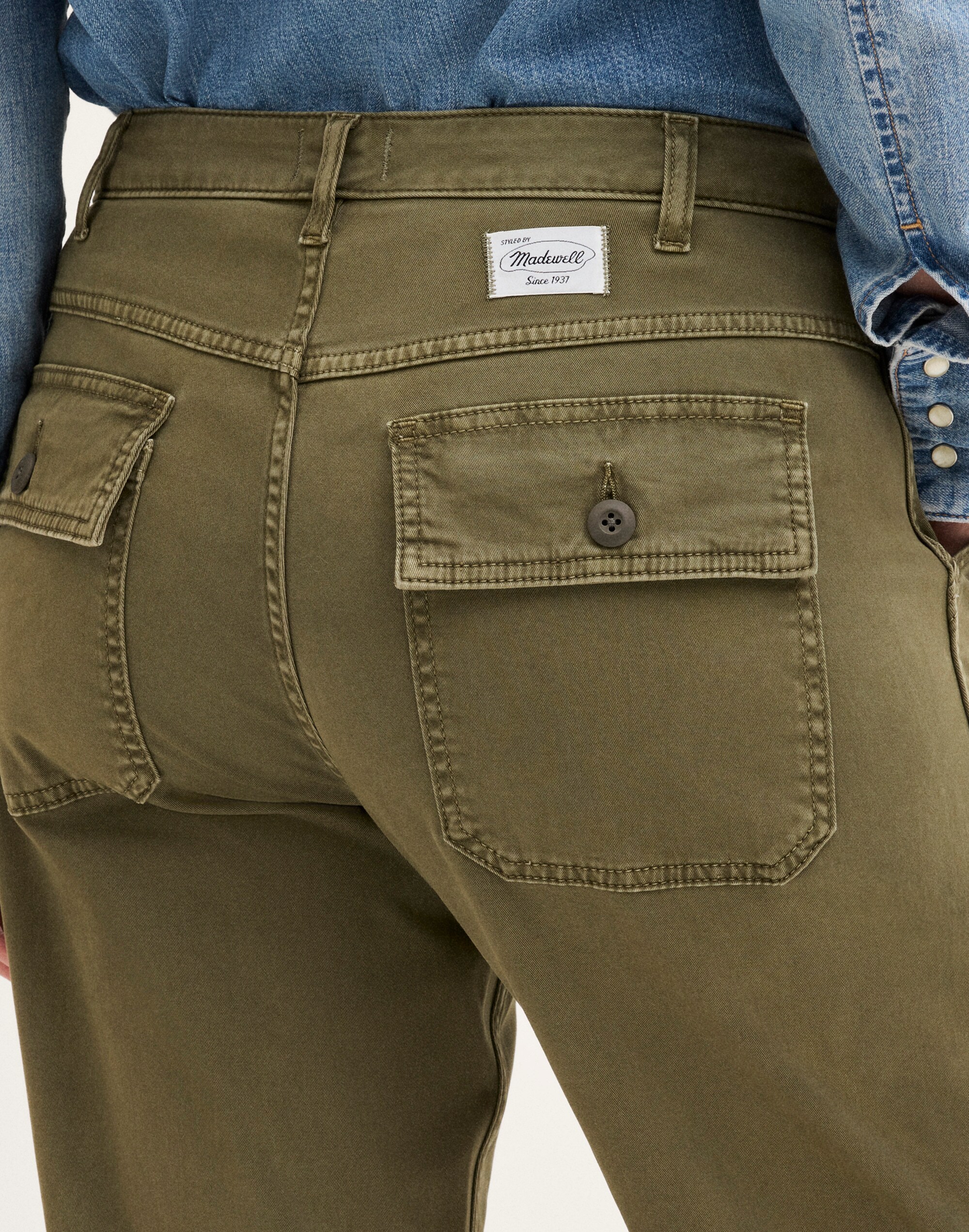 The Reissue Curvy Utility Straight-Leg Pants