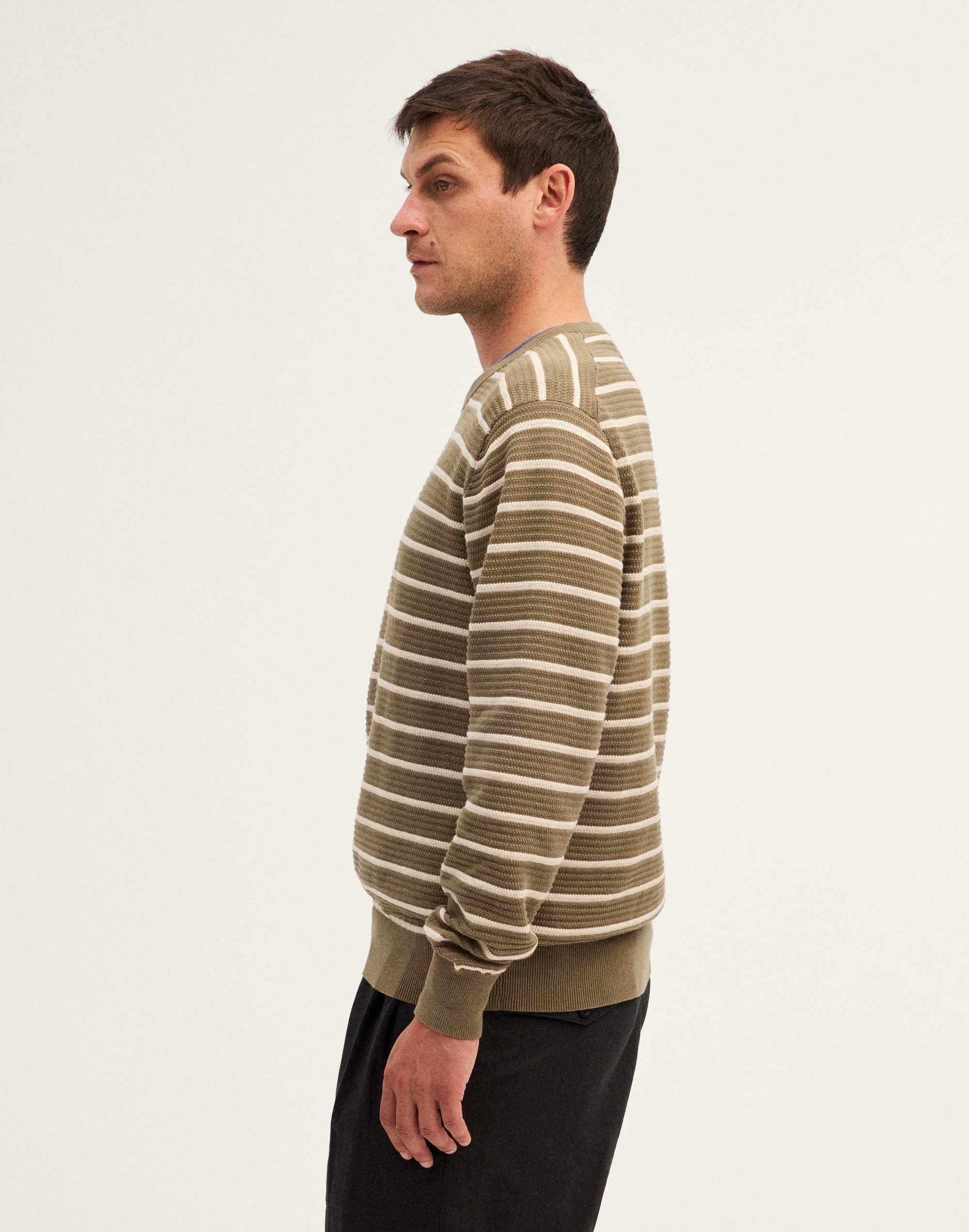 Ribbed Crewneck Sweater