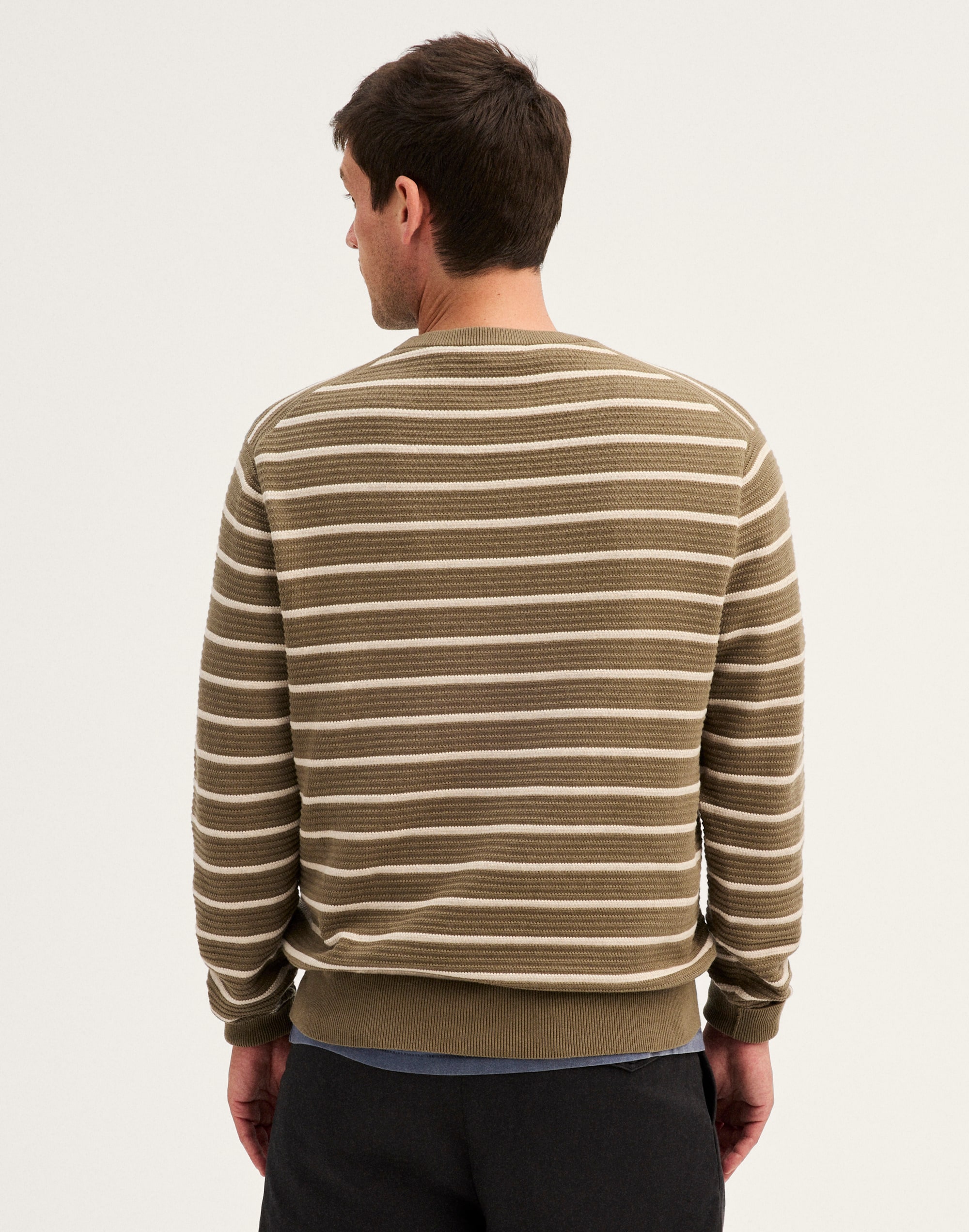 Ribbed Crewneck Sweater