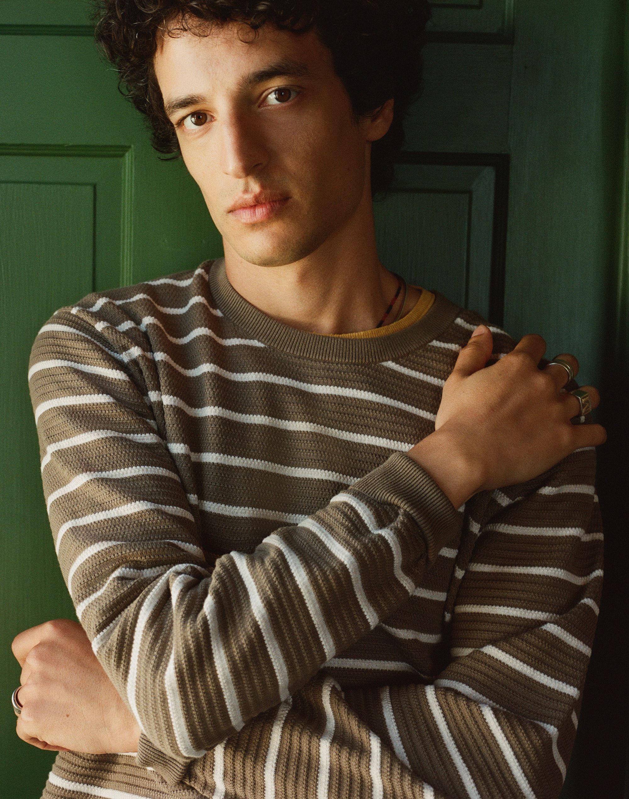 Ribbed Crewneck Sweater