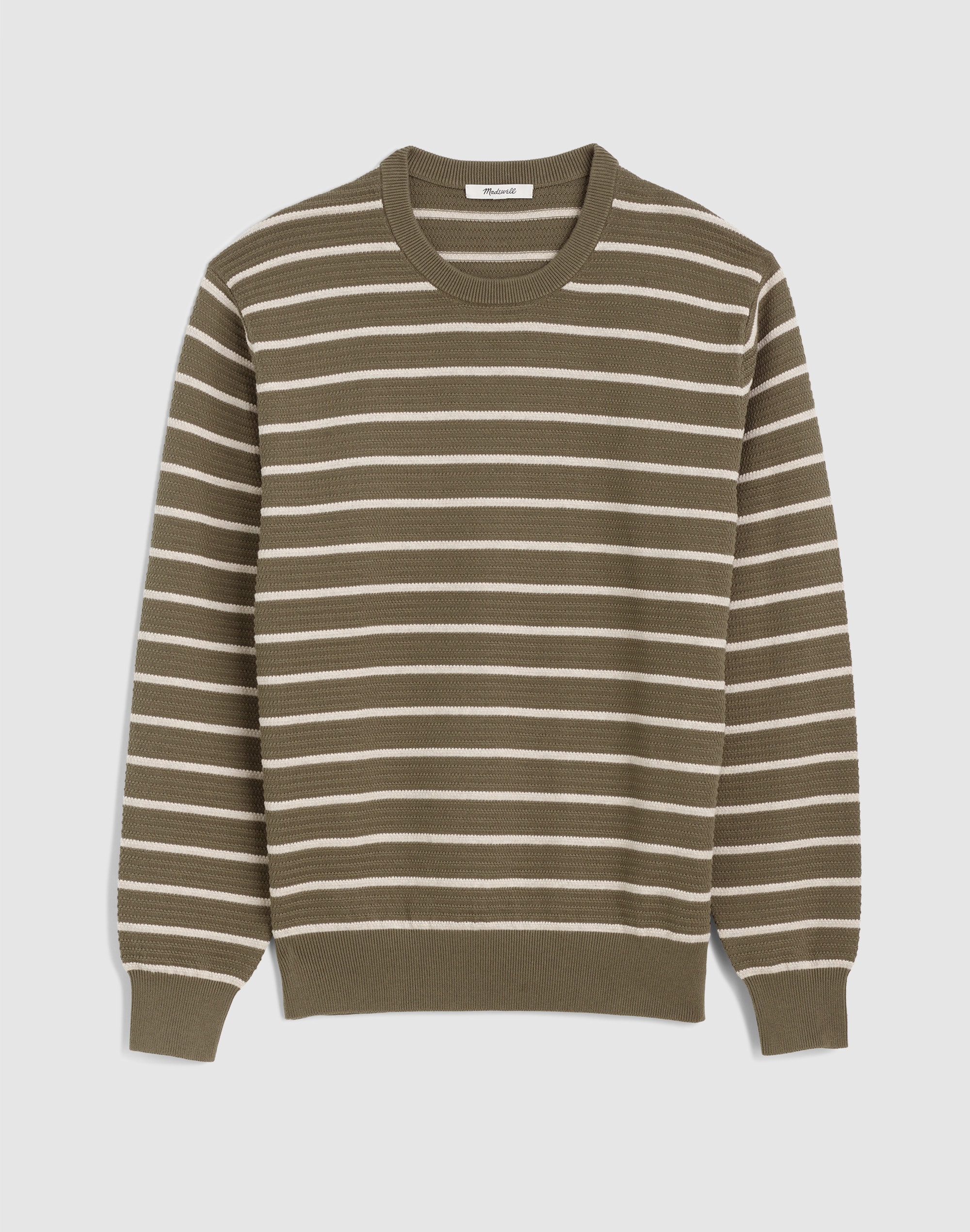 Ribbed Crewneck Sweater