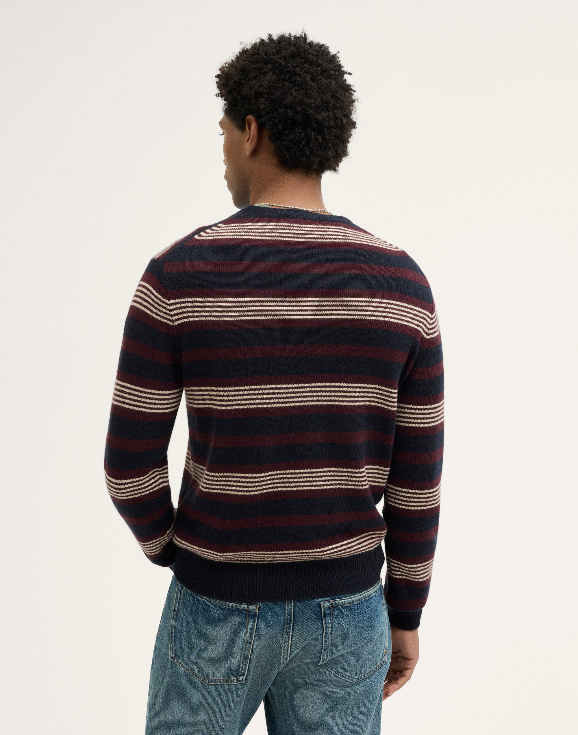 Crewneck Sweater in Harbor Wool Blend