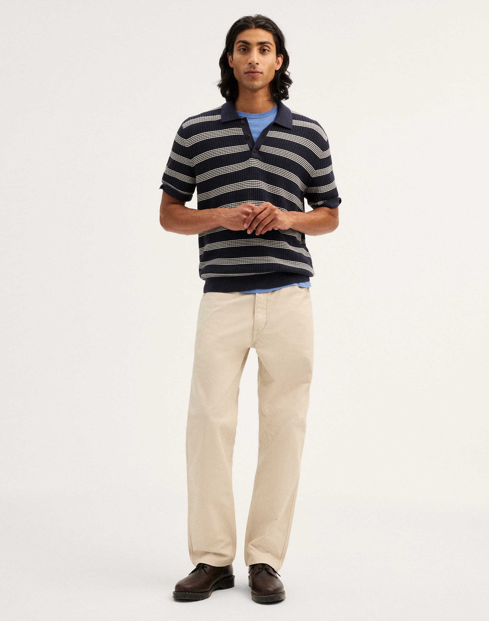 Three-Button Polo Shirt