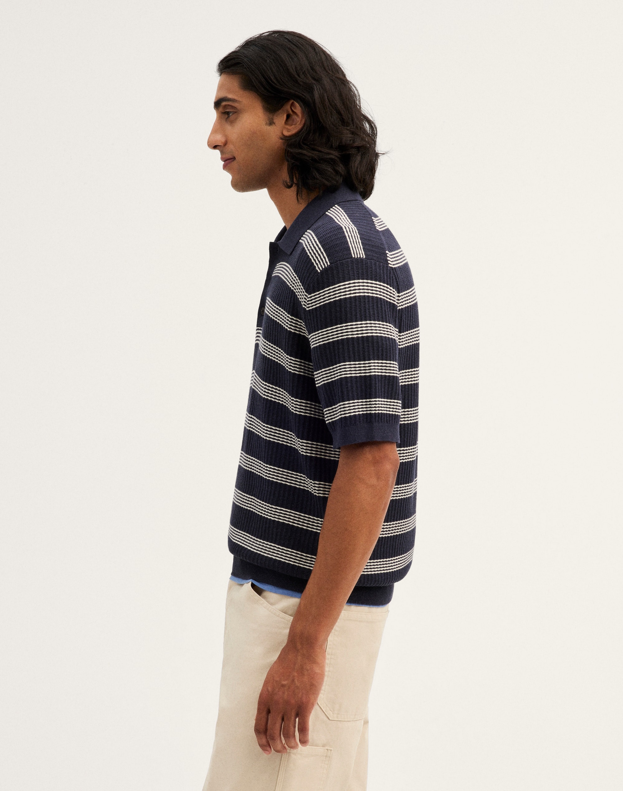Three-Button Polo Shirt