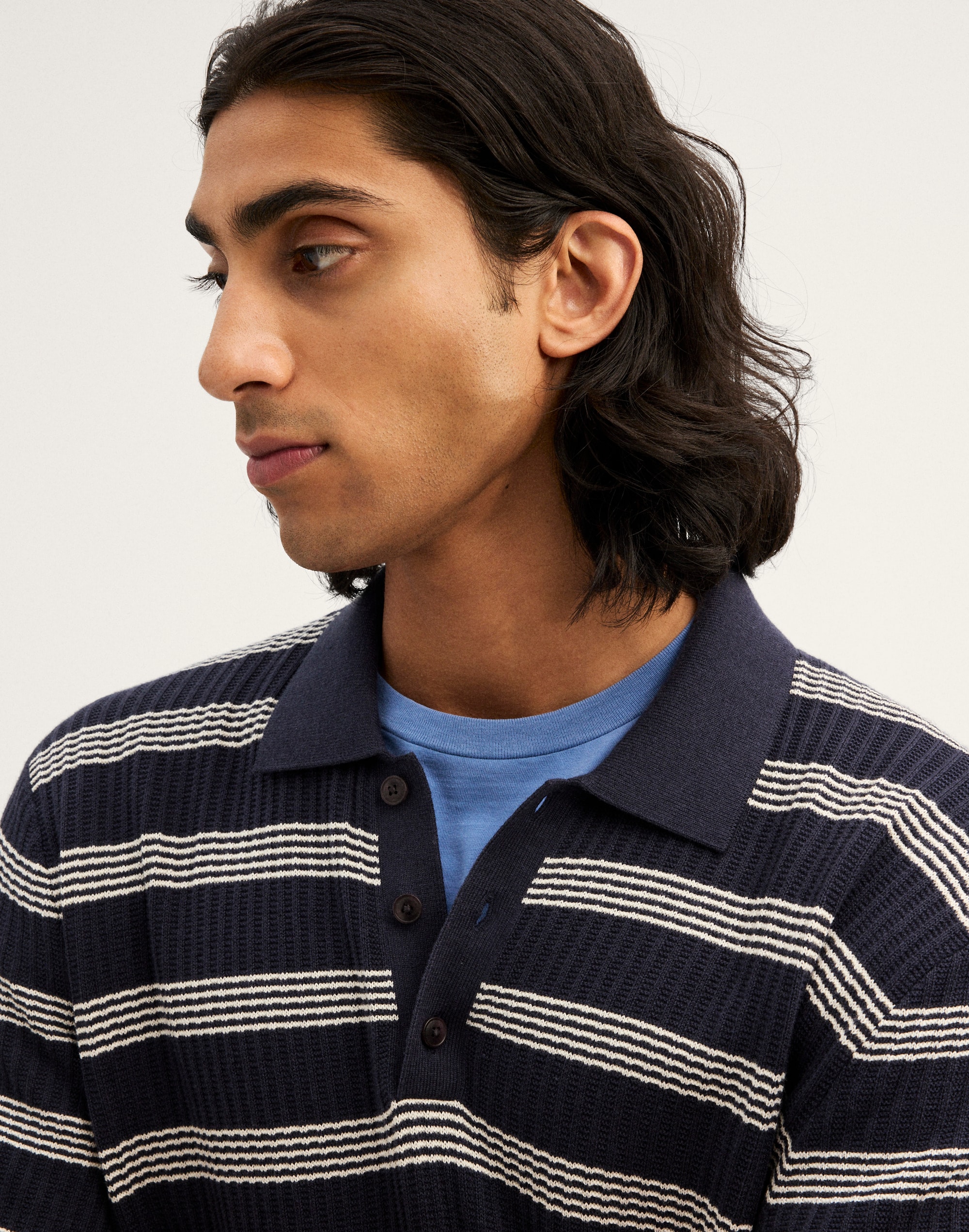 Three-Button Polo Shirt
