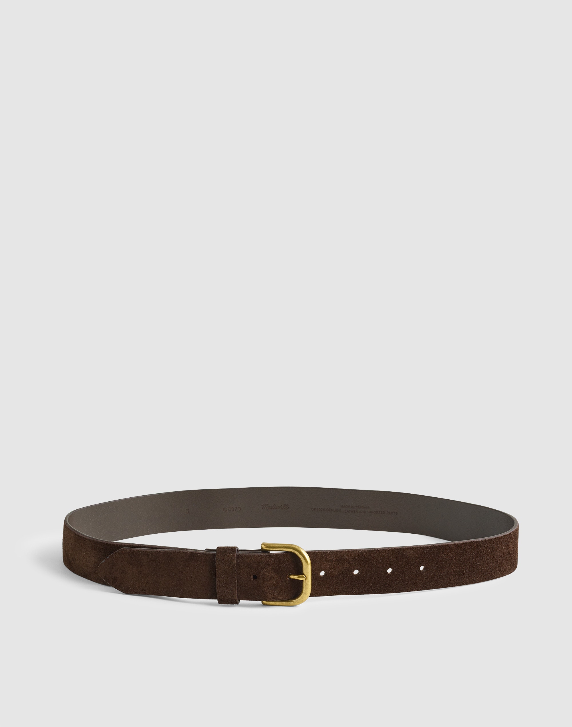 the everyday belt in suede