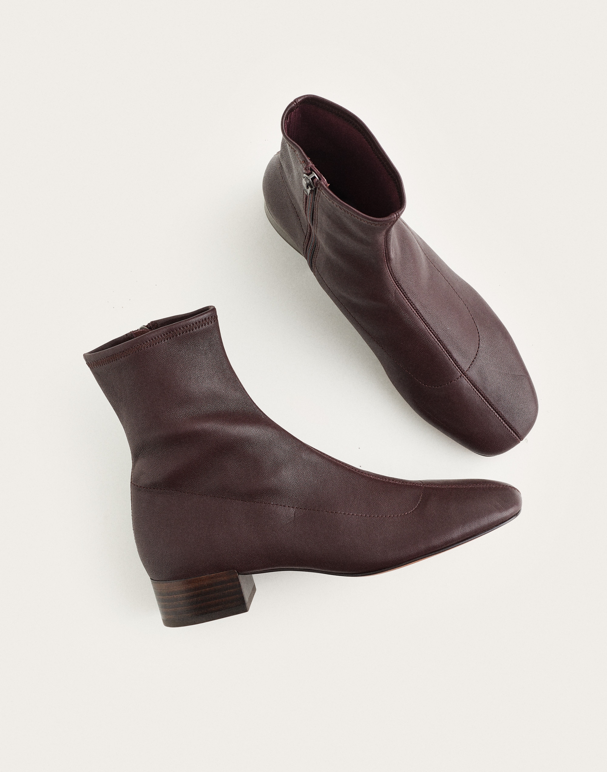 Madewell The Paisley Ankle Boot In Oxblood