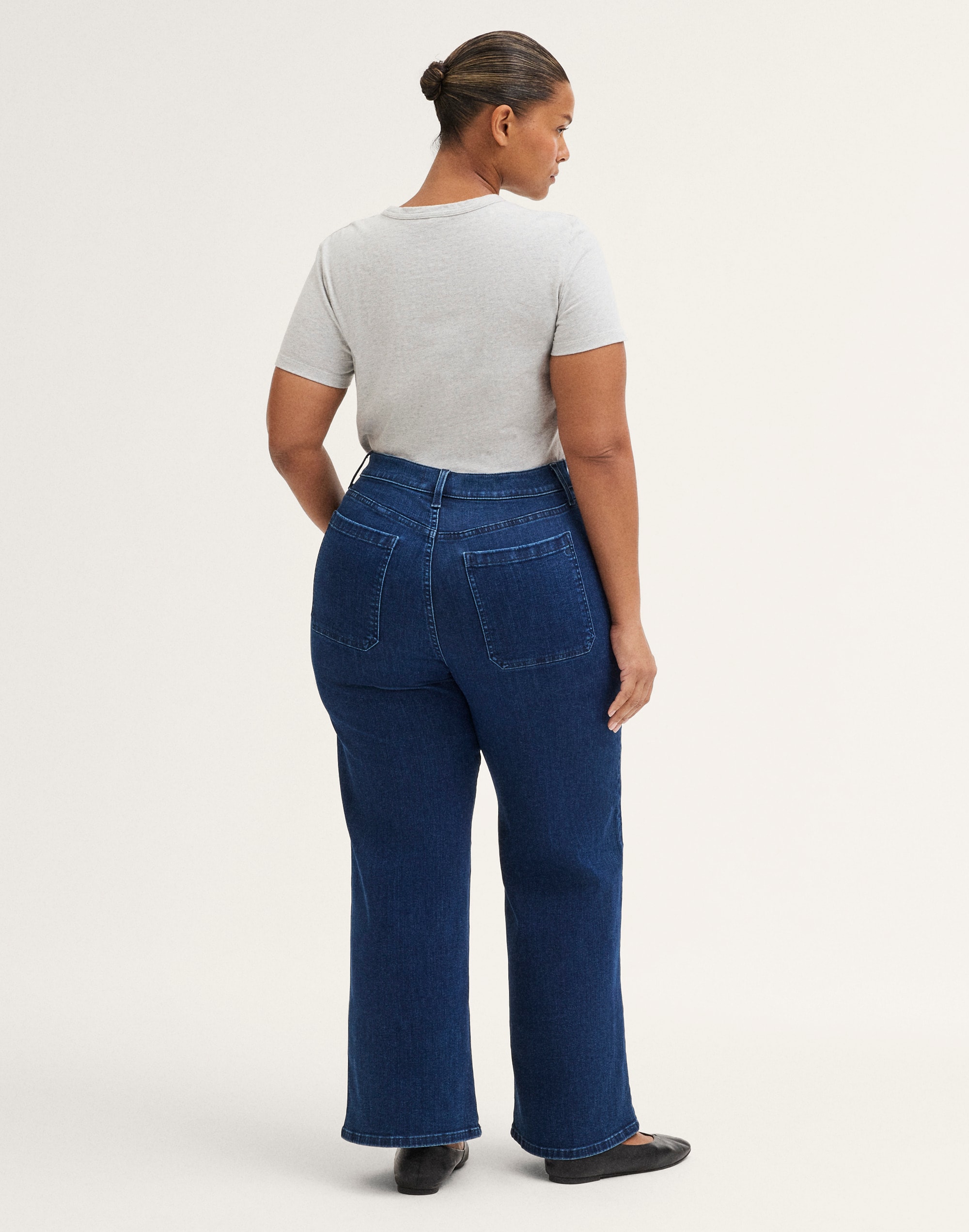 The Plus Emmy Wide-Leg Jean