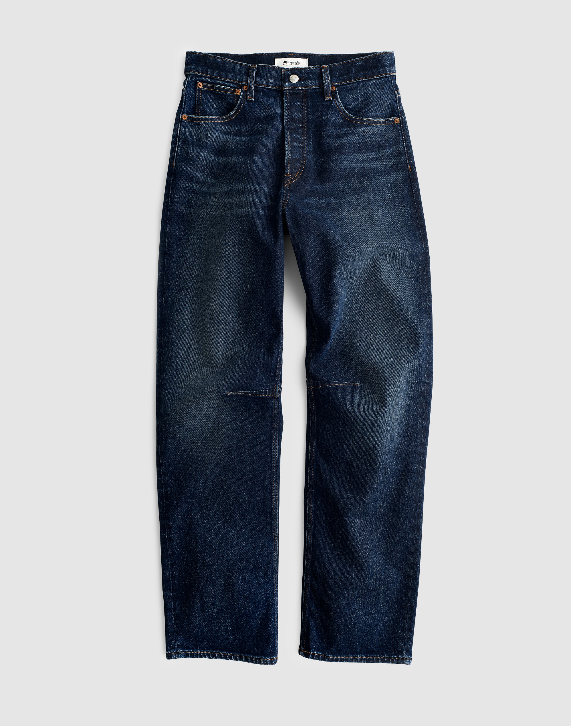 The Plus Darted Barrel-Leg Jean