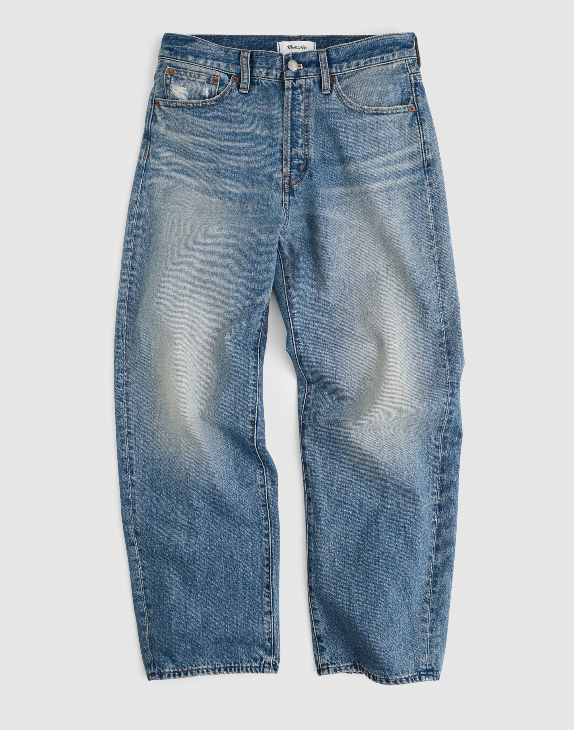 The Plus Barrel-Leg Jean
