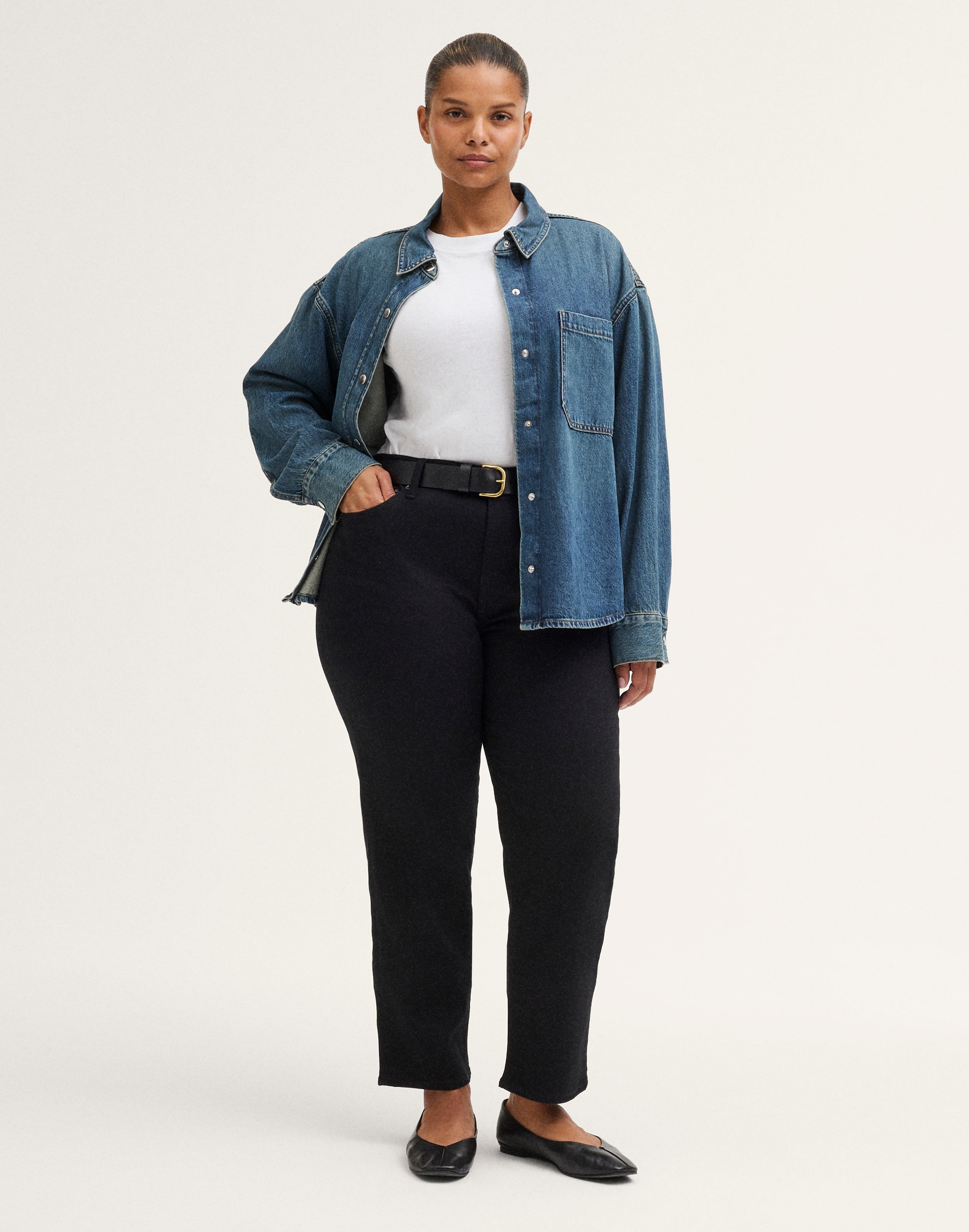 The Plus Jules Slim-Straight Jean