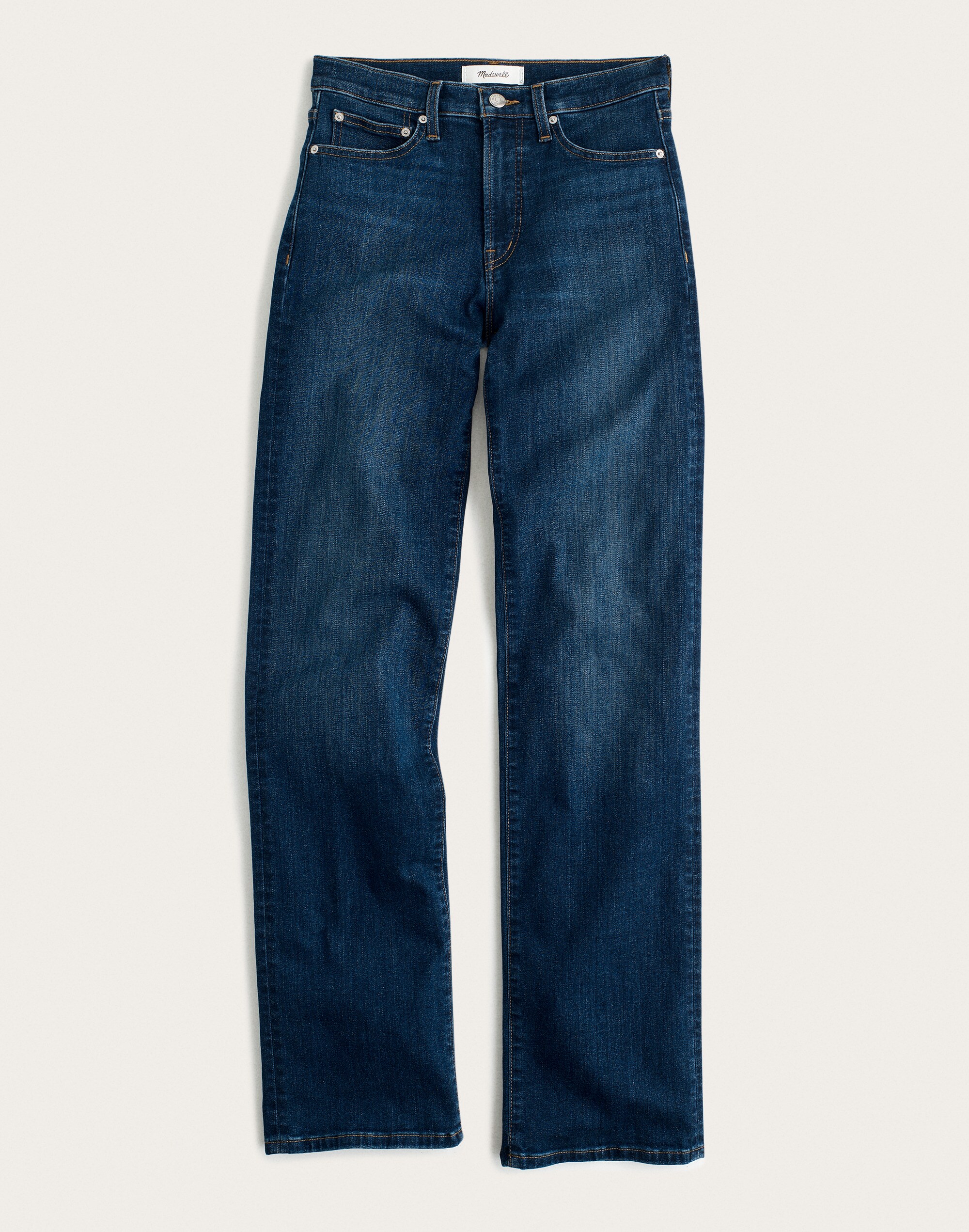 The Plus Straight Jean in Super Stretch Denim