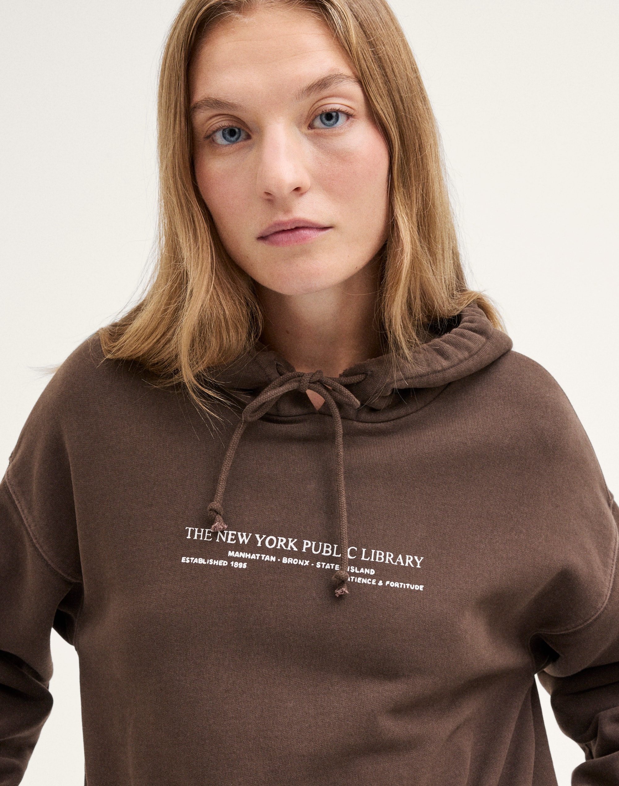 Madewell x NYPL McCarren Shrunken Hoodie