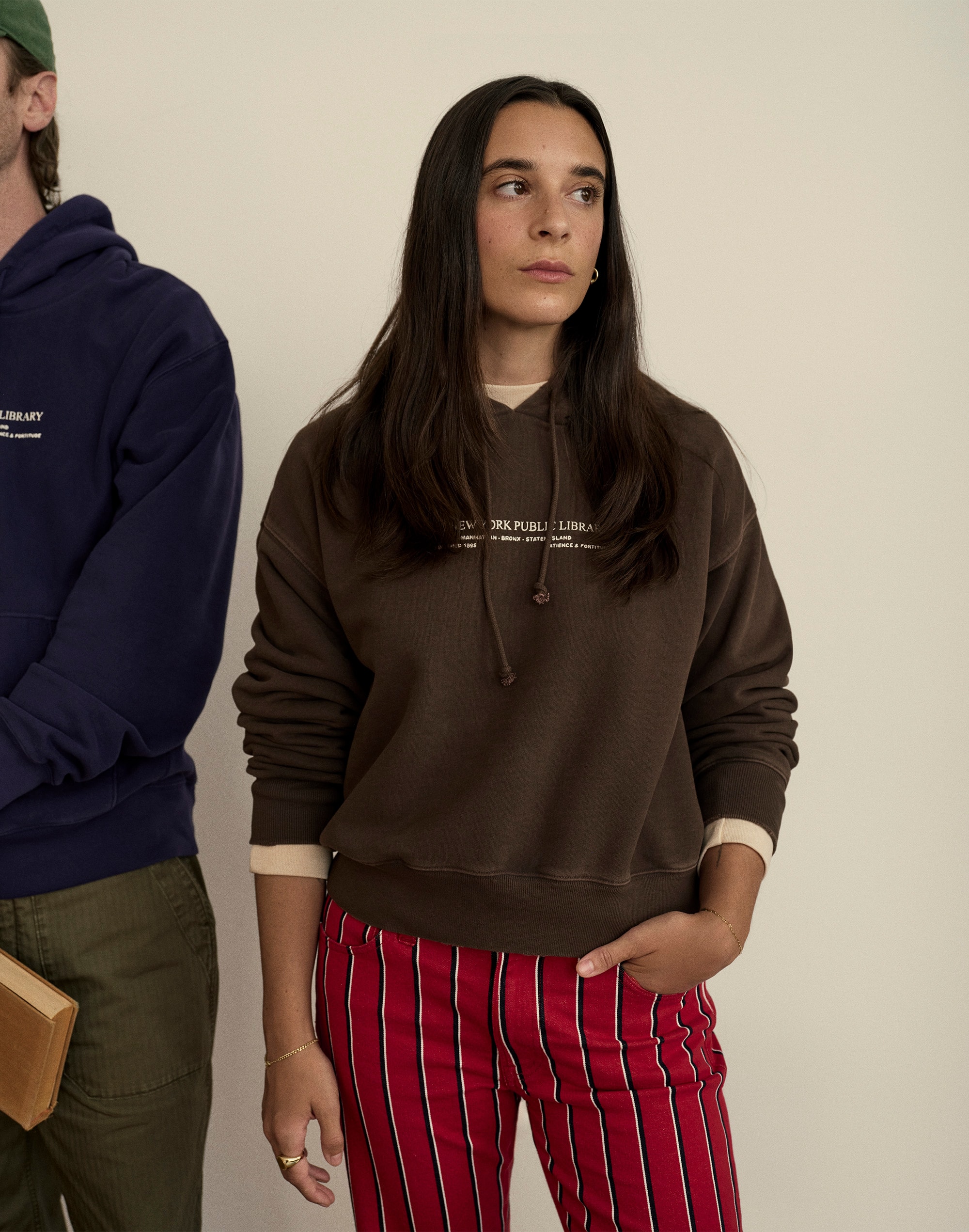 Madewell x NYPL McCarren Shrunken Hoodie