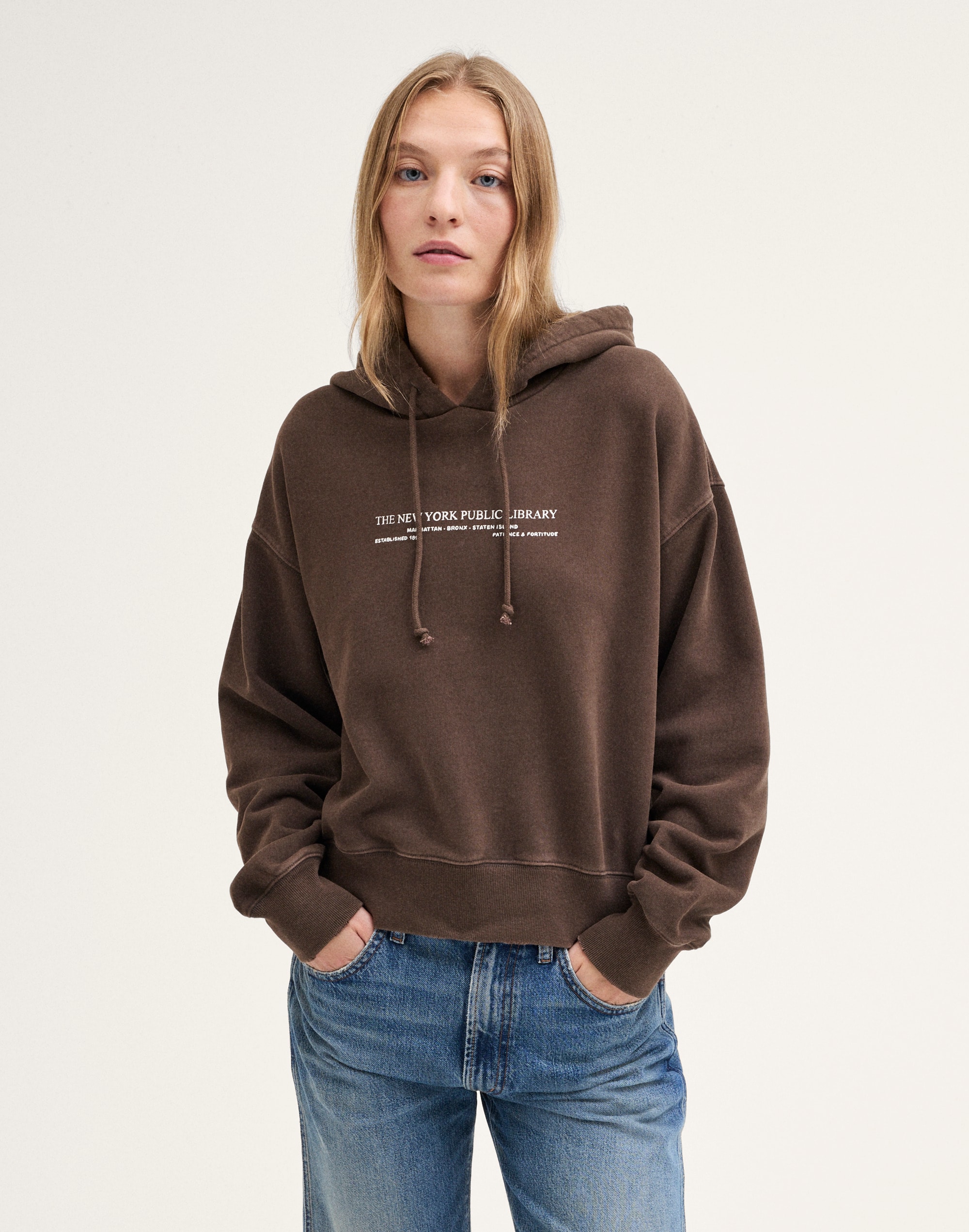 Madewell x NYPL McCarren Shrunken Hoodie