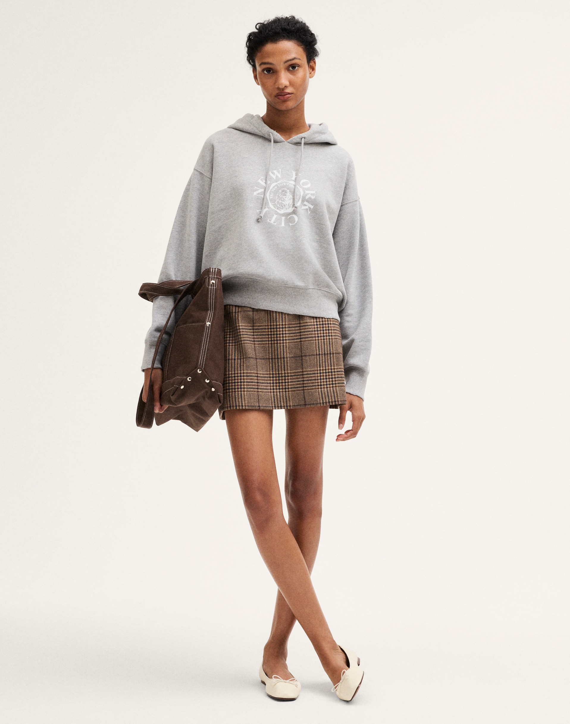 Madewell x NYPL McCarren Shrunken Hoodie