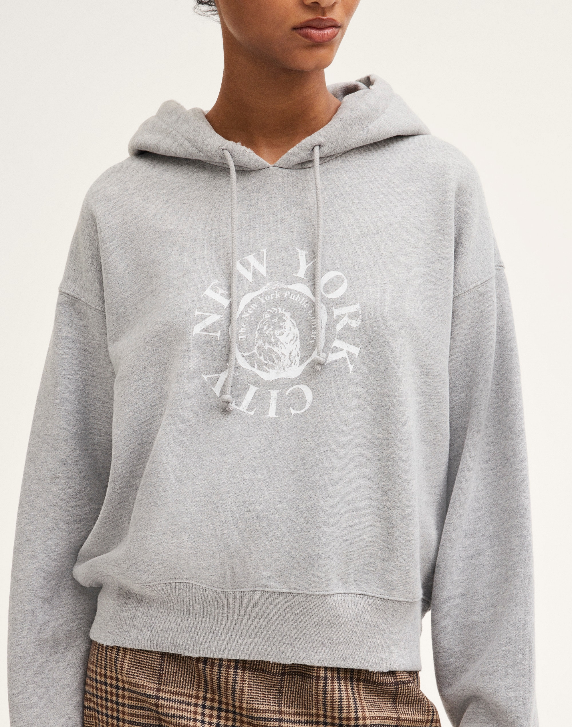Madewell x NYPL McCarren Shrunken Hoodie