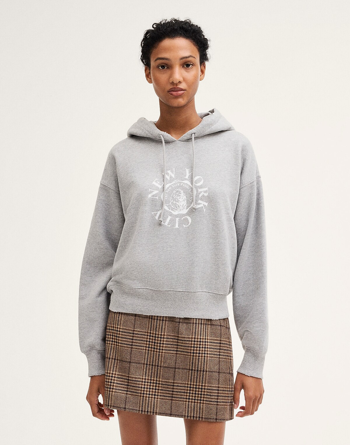 Madewell x NYPL McCarren Shrunken Hoodie