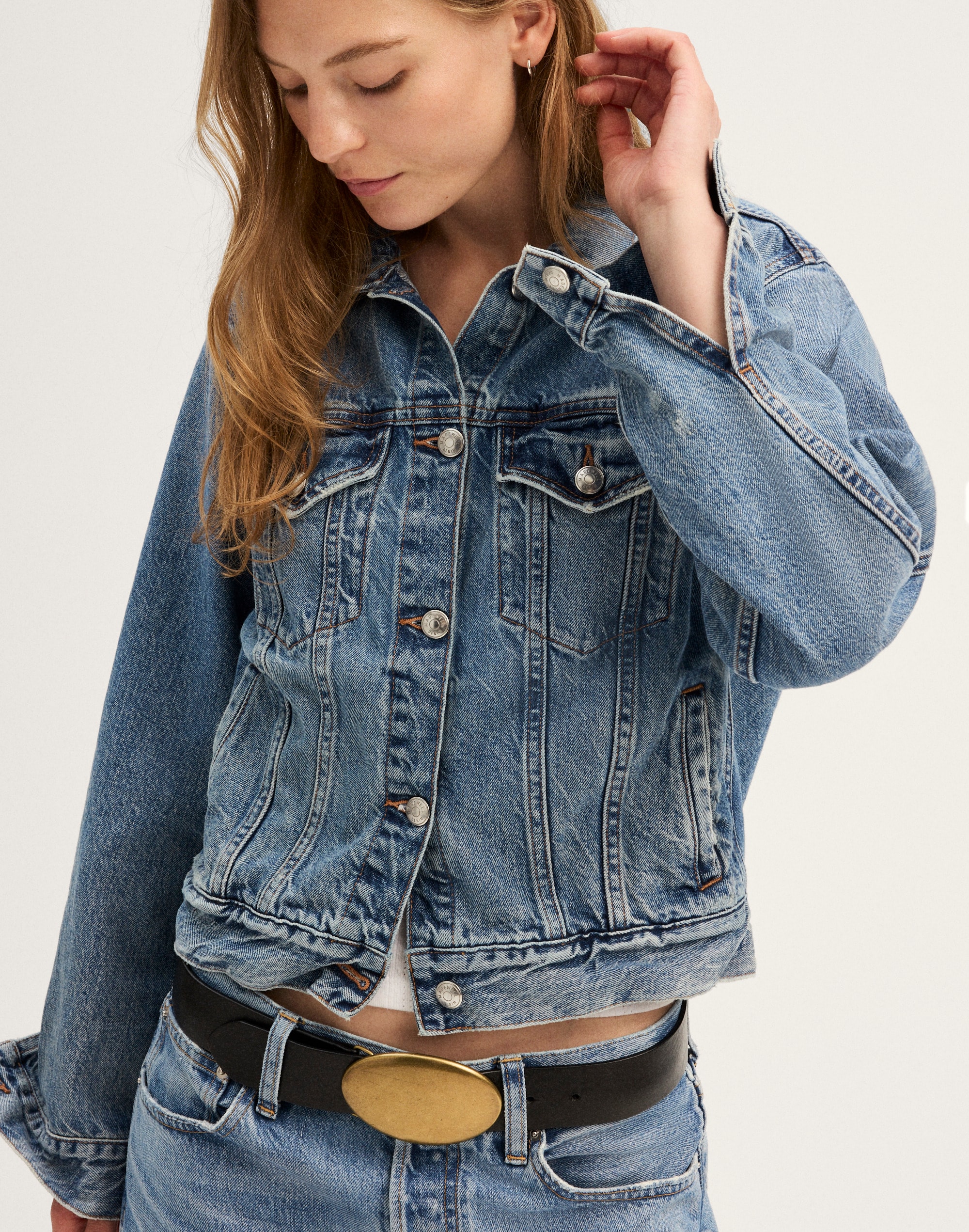denim trucker jacket