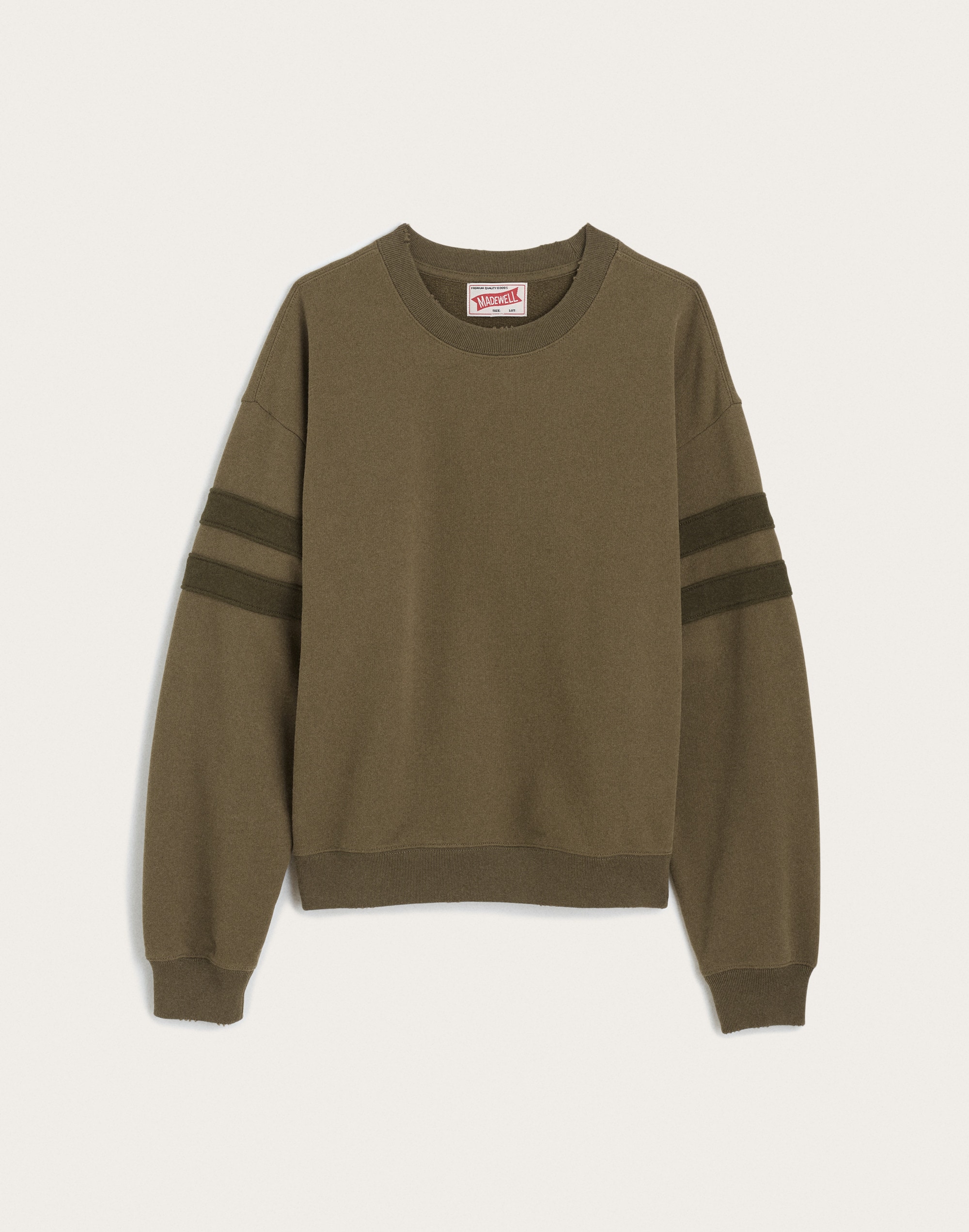 mccarren crewneck varsity sweatshirt