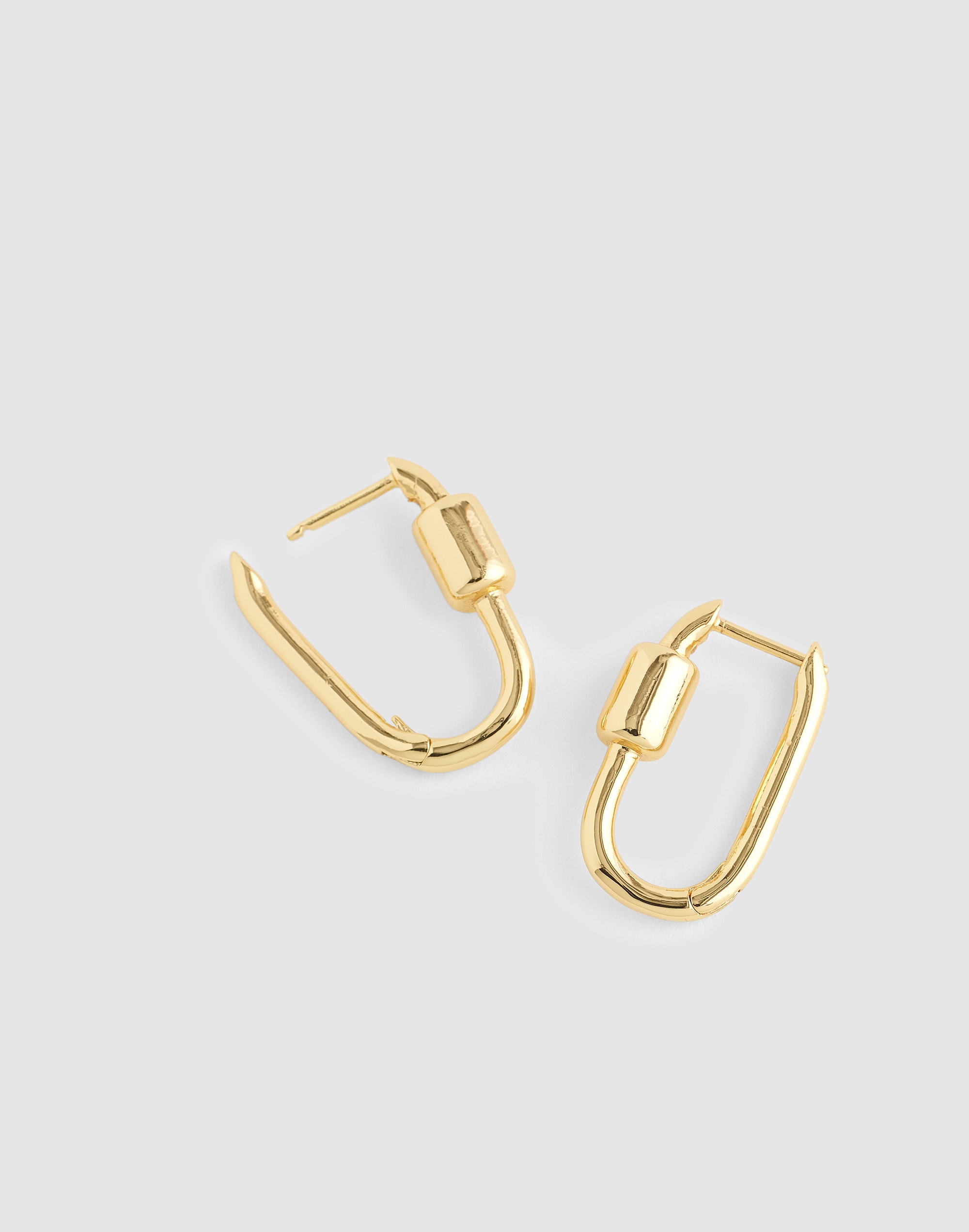 Carabiner Hoop Earrings