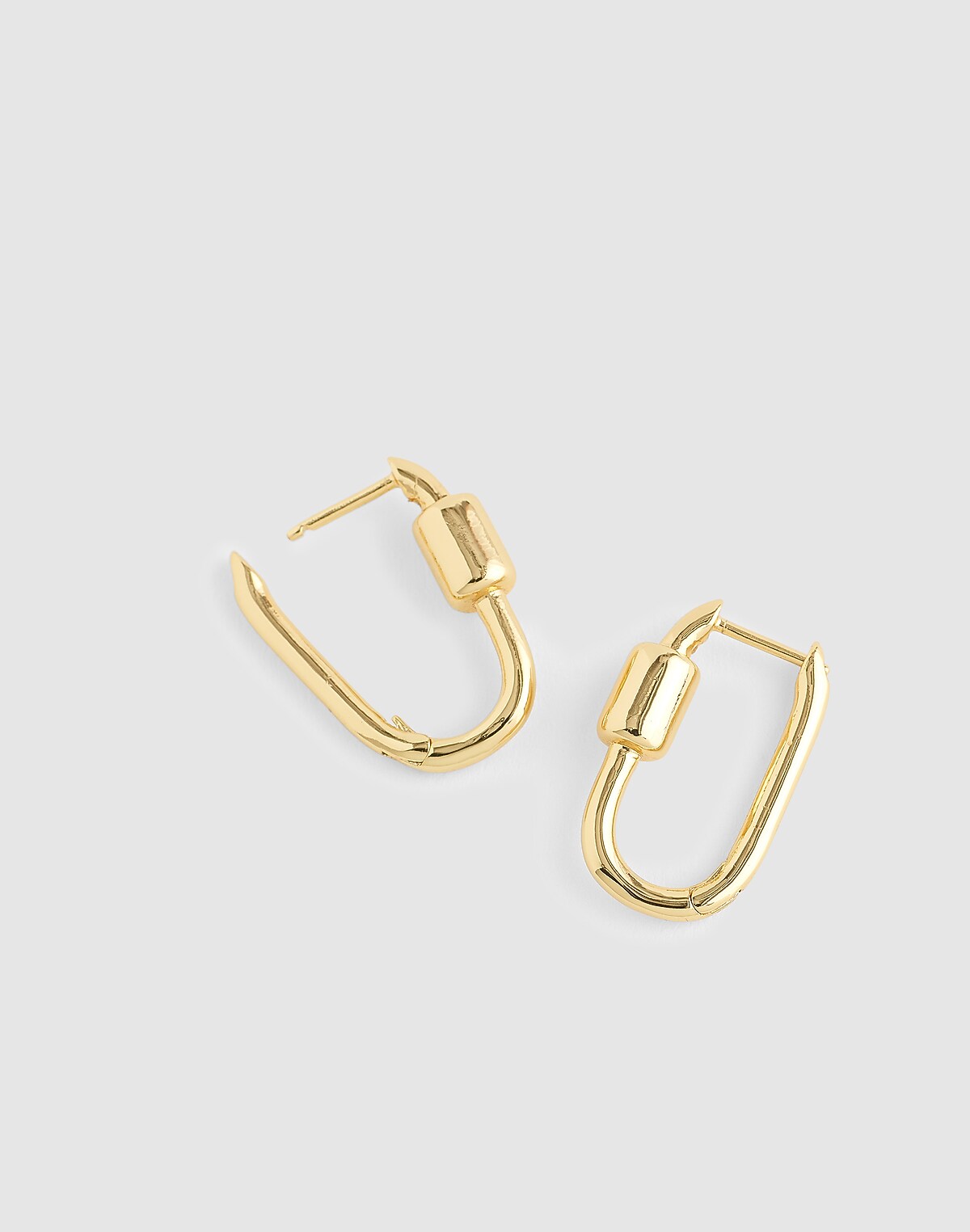 Carabiner Hoop Earrings