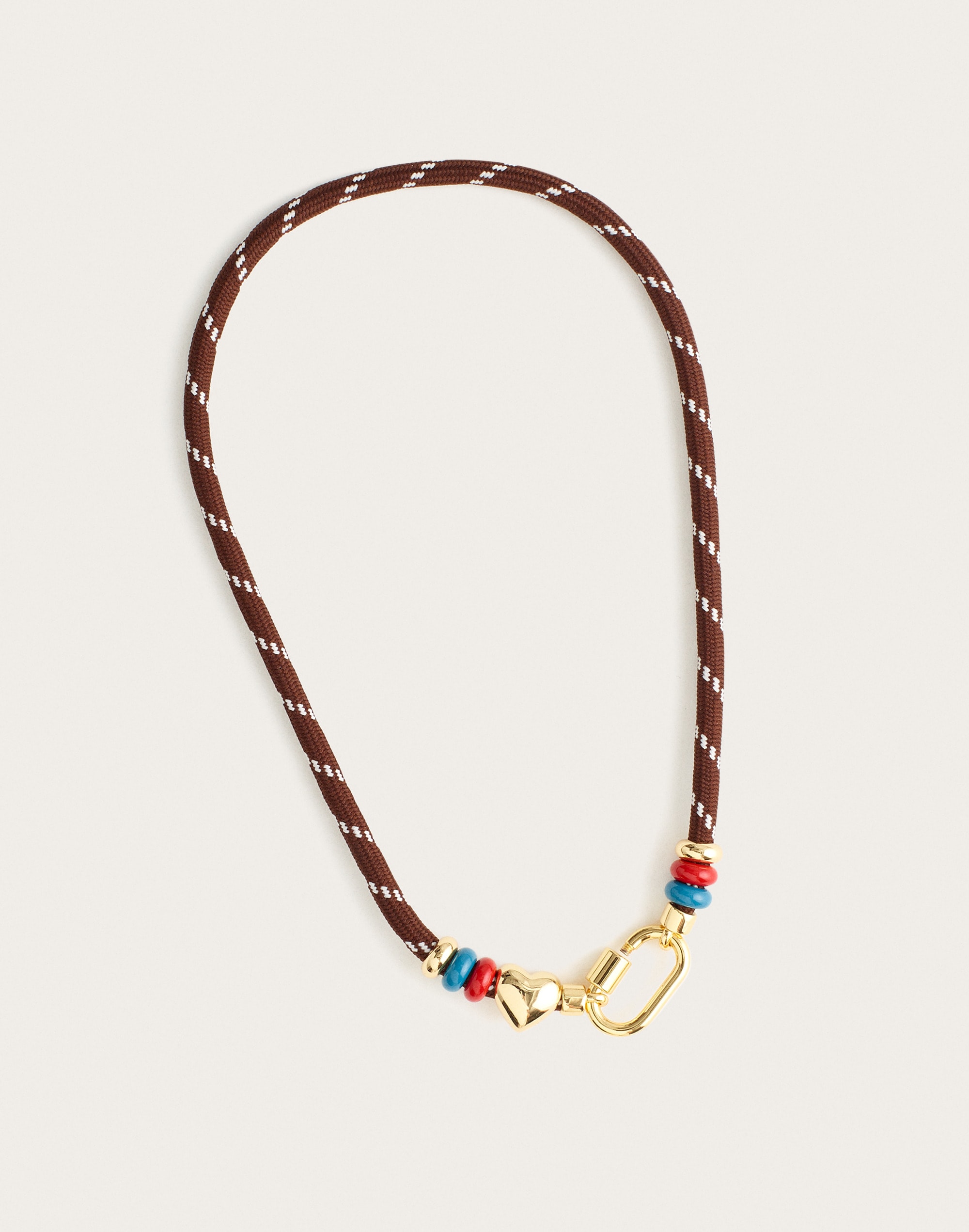 Carabiner Paracord Charm Necklace