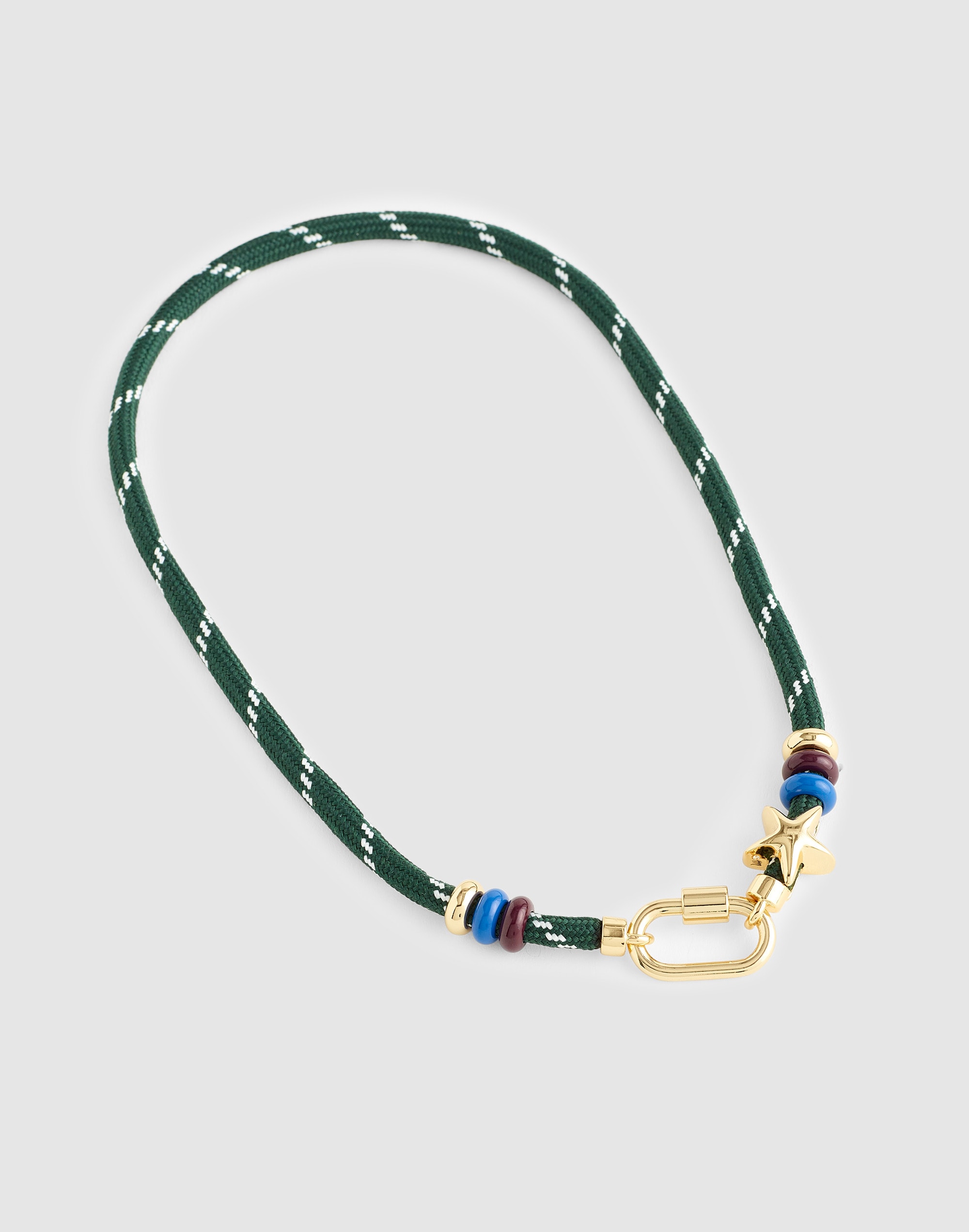 Carabiner Paracord Charm Necklace