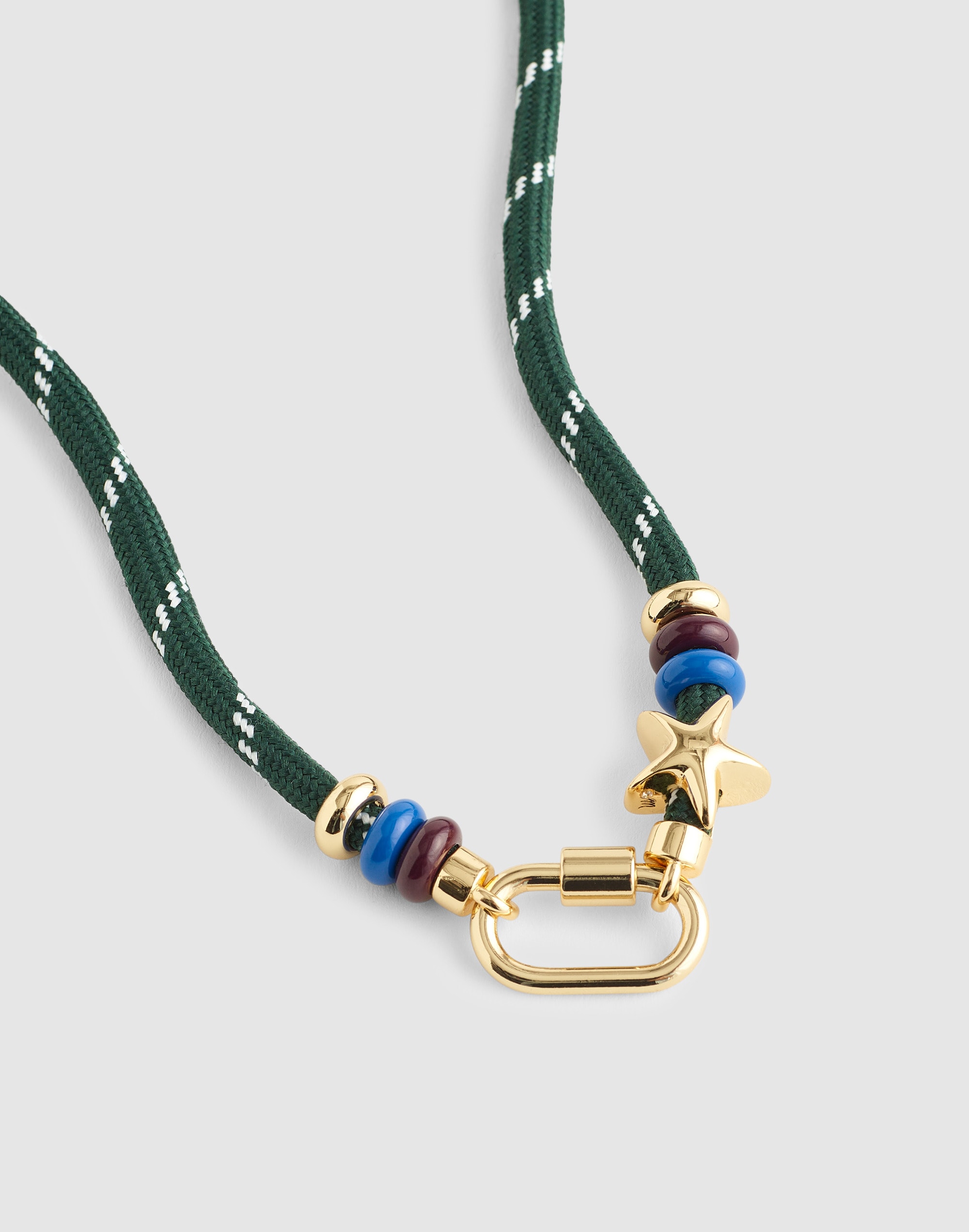 Carabiner Paracord Charm Necklace