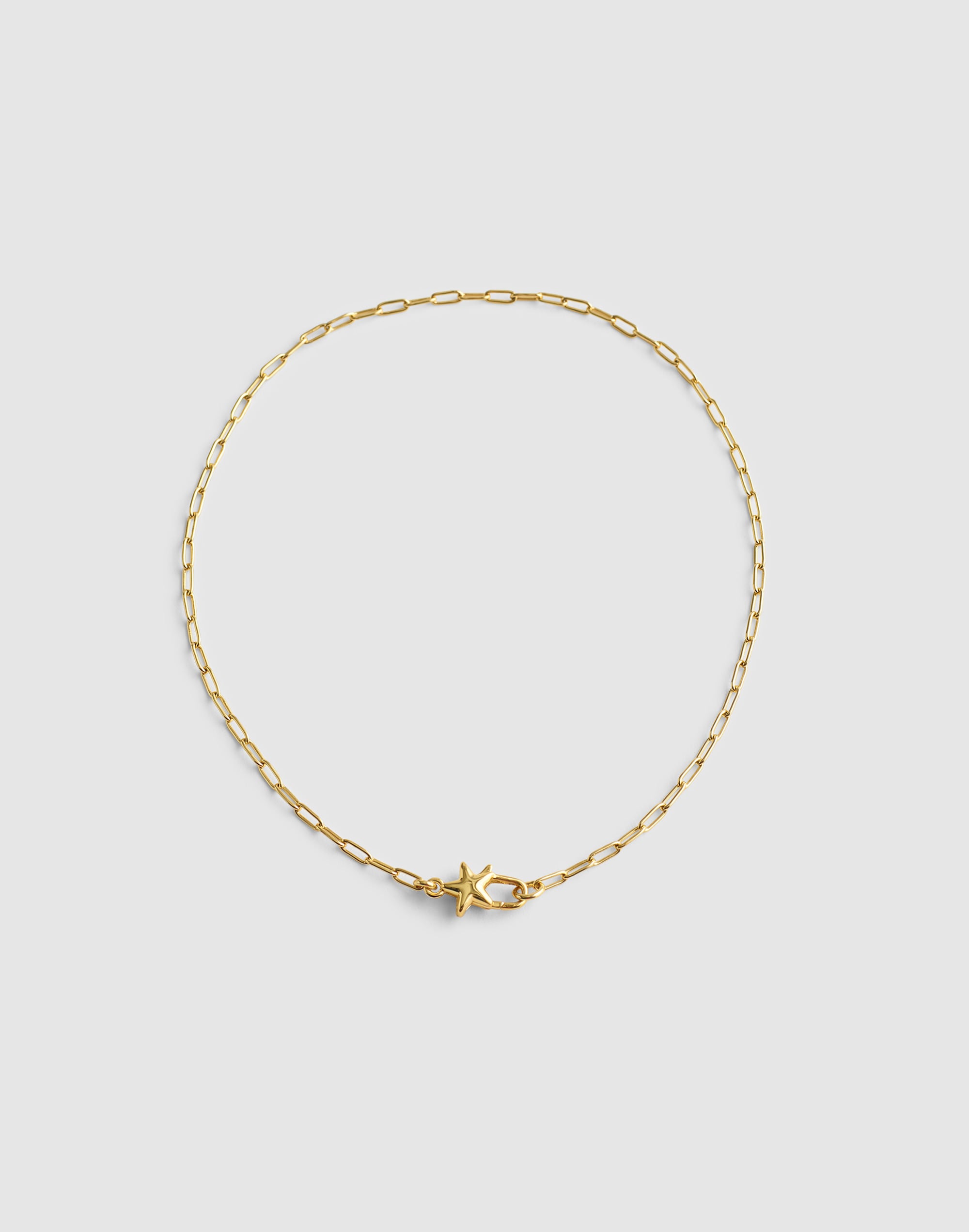 Star Paperclip Chain Necklace