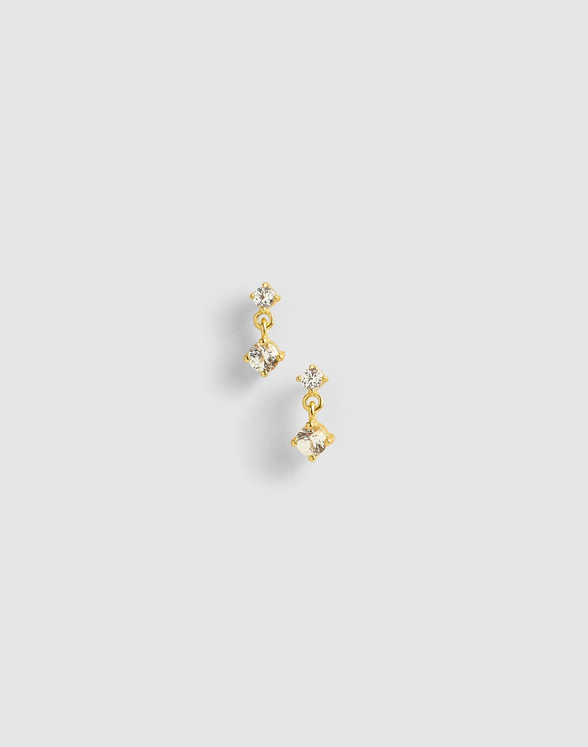 Demi-Fine Crystal Drop Earrings