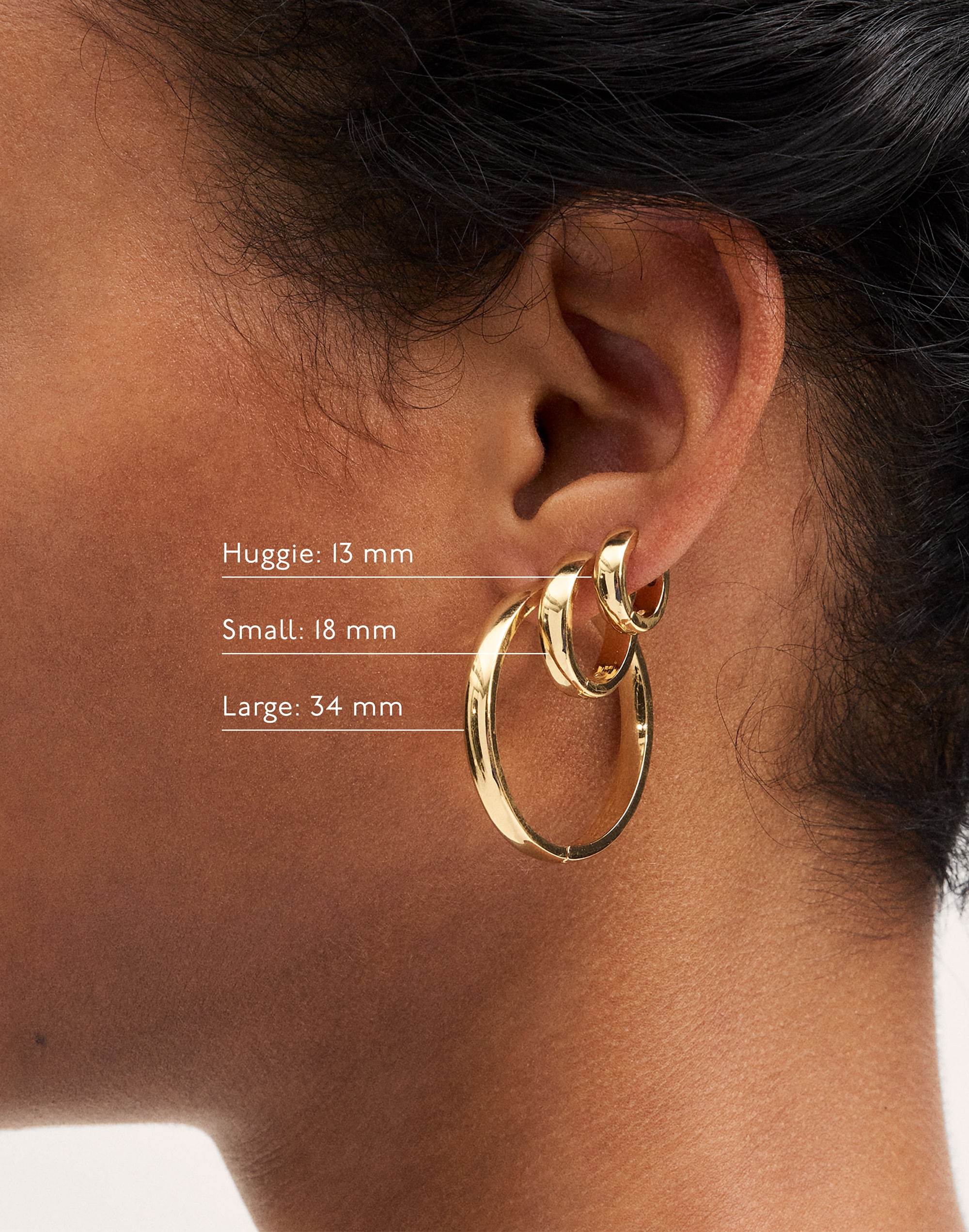 Classic Large Hoop Earrings