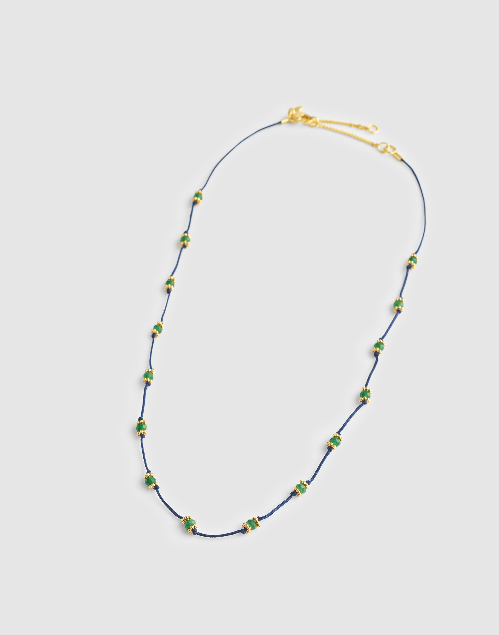 Beaded Long Station Necklace
