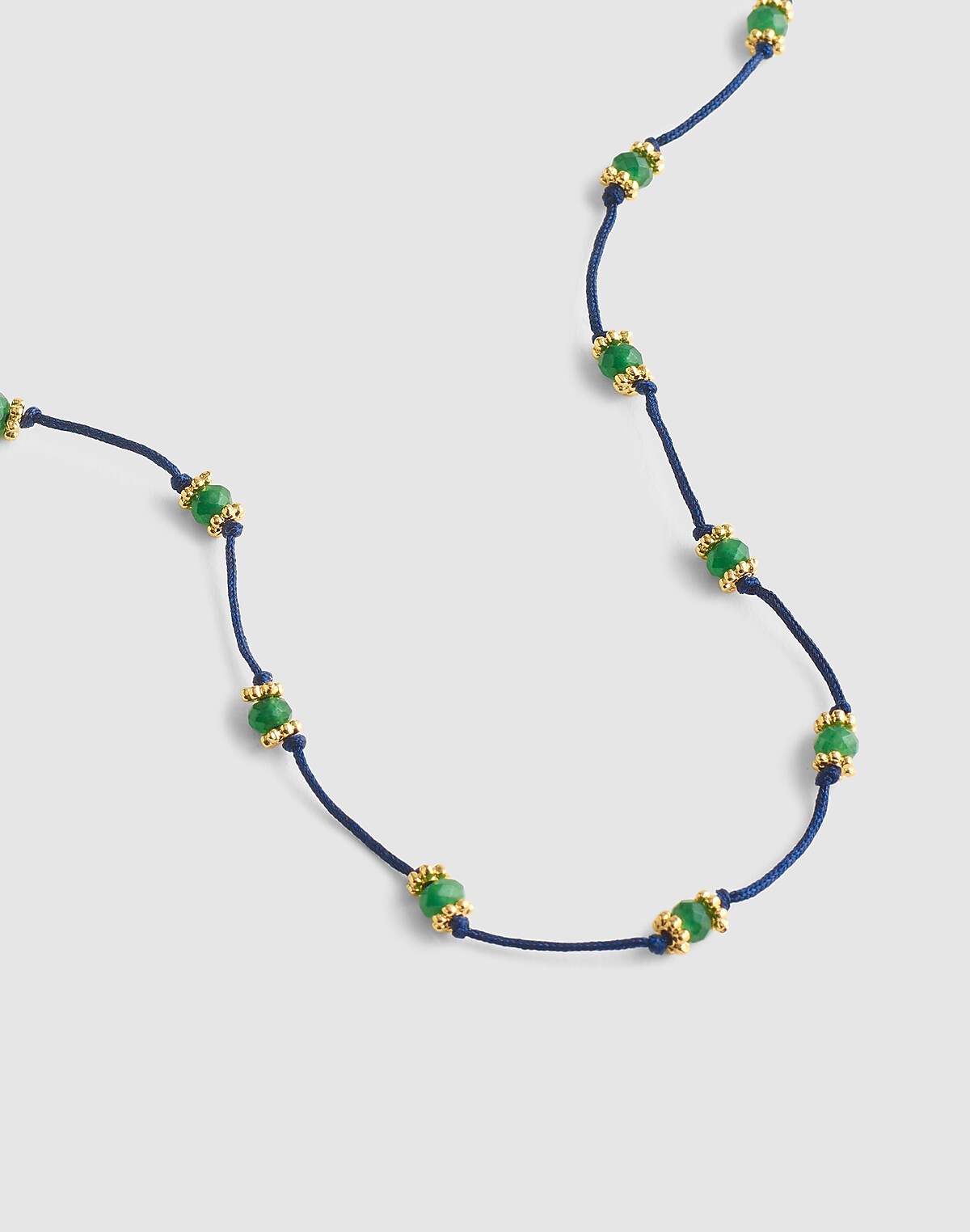 Beaded Long Station Necklace