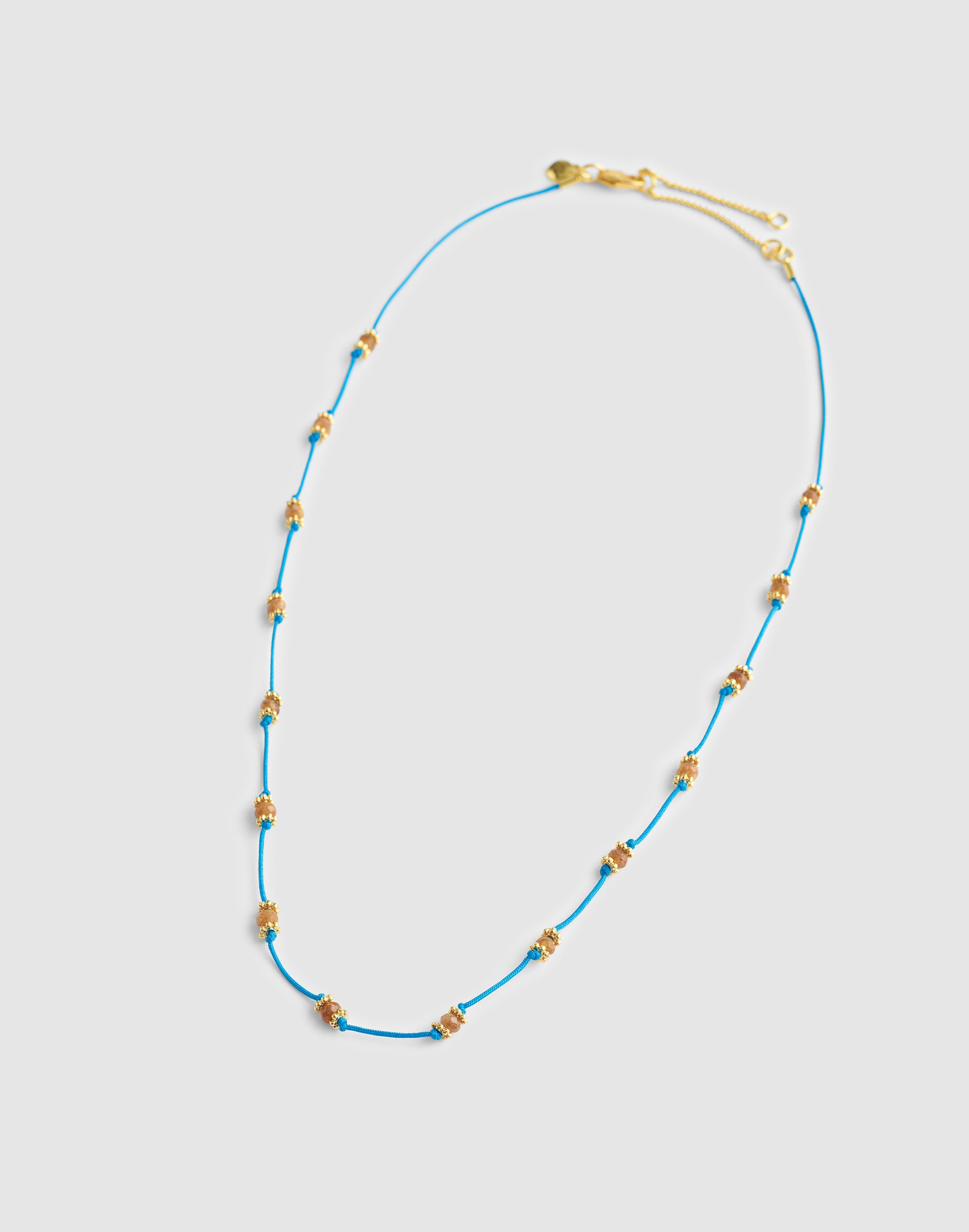 Beaded Long Station Necklace