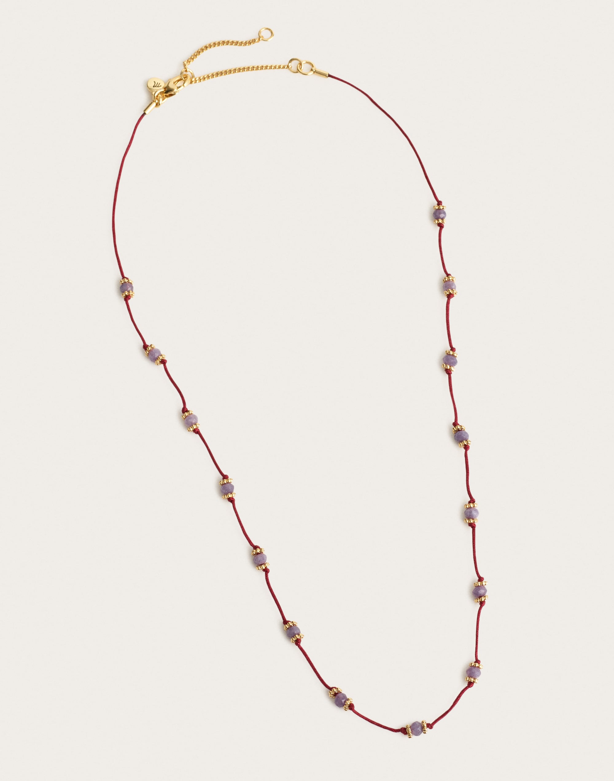 Beaded Long Station Necklace