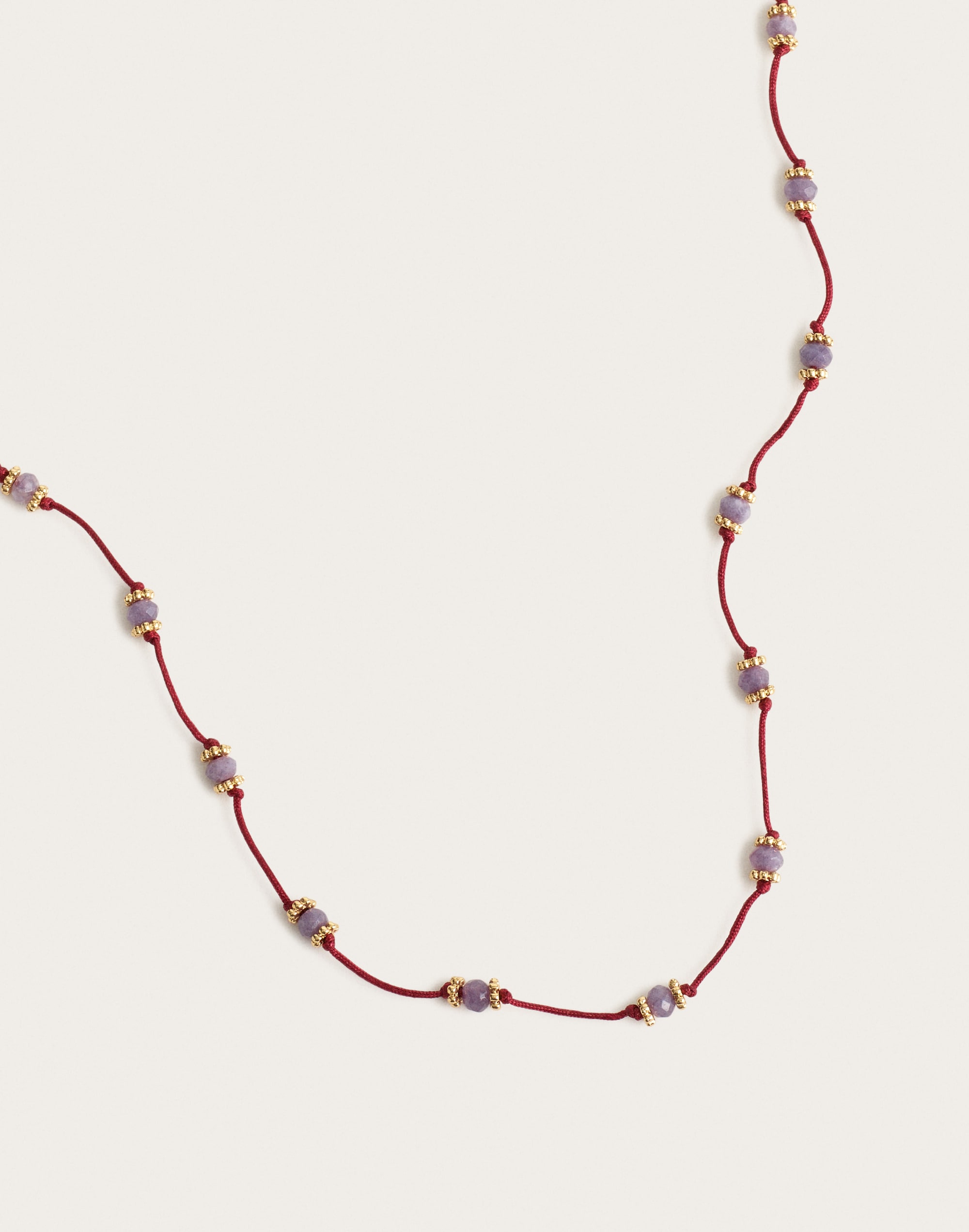 Beaded Long Station Necklace