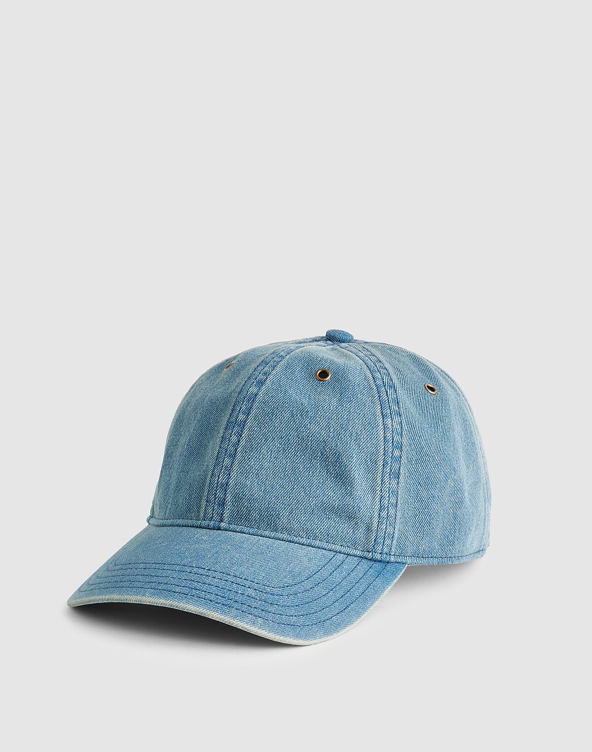 Embroidered Denim Baseball Hat