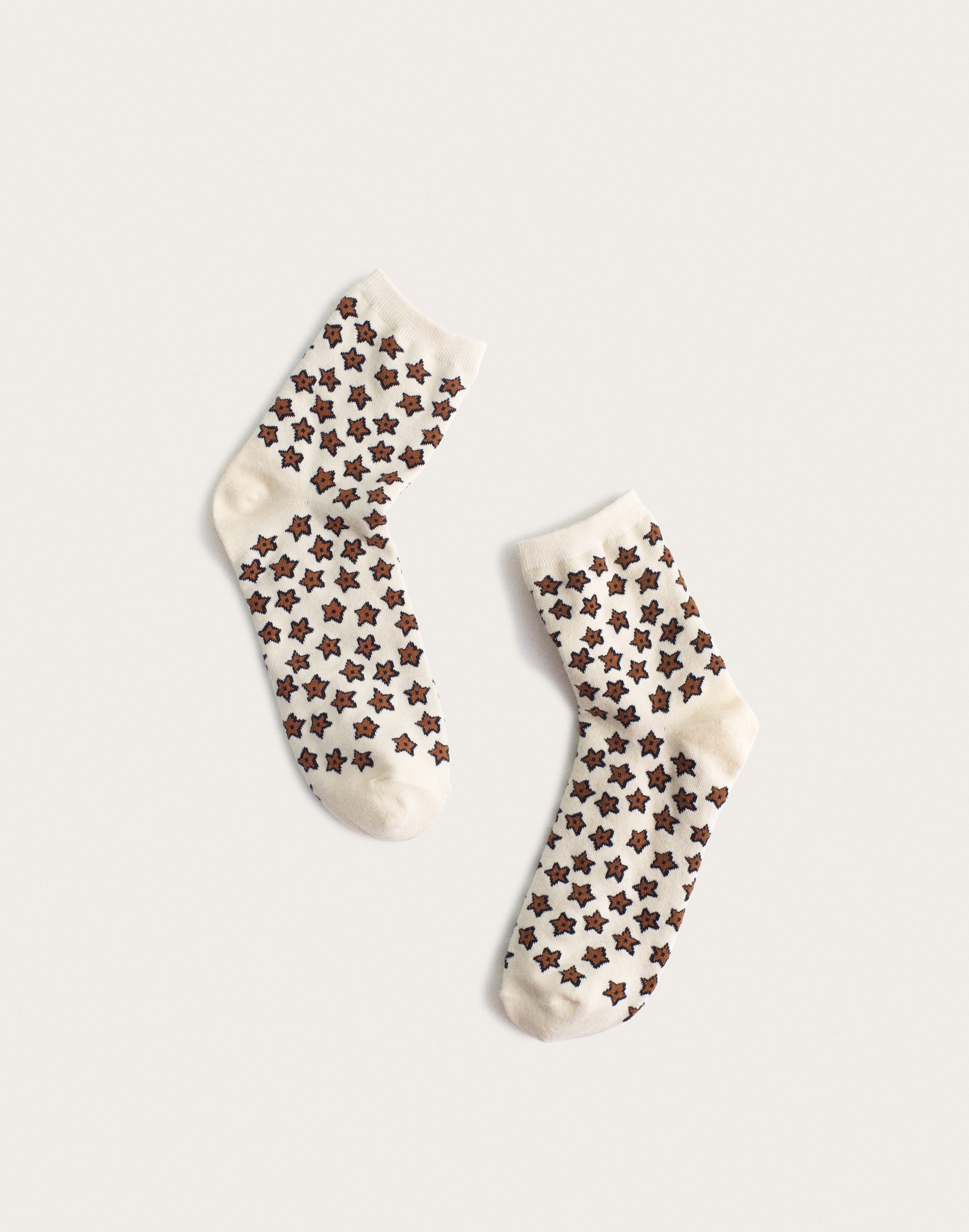 Intarsia-Knit Ankle Socks