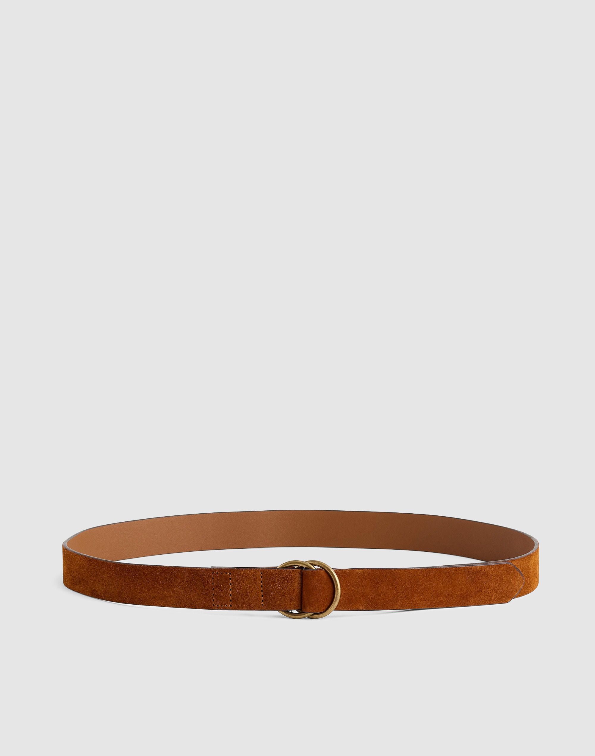 Suede D-Ring Belt