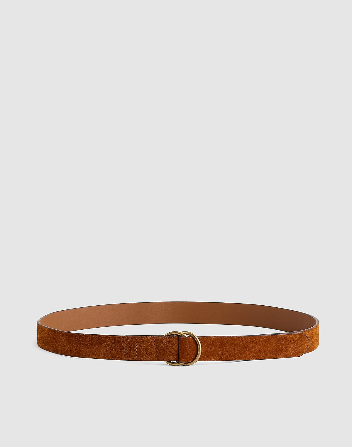 Suede D-Ring Belt