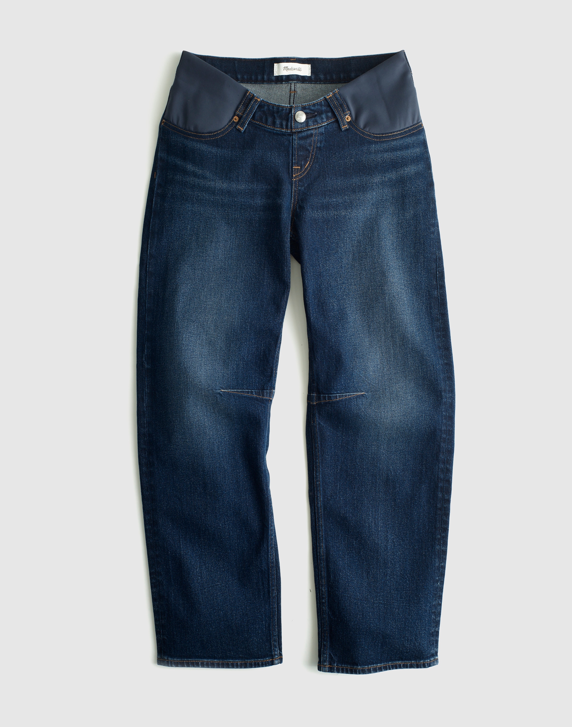 The Maternity Darted Barrel-Leg Jean