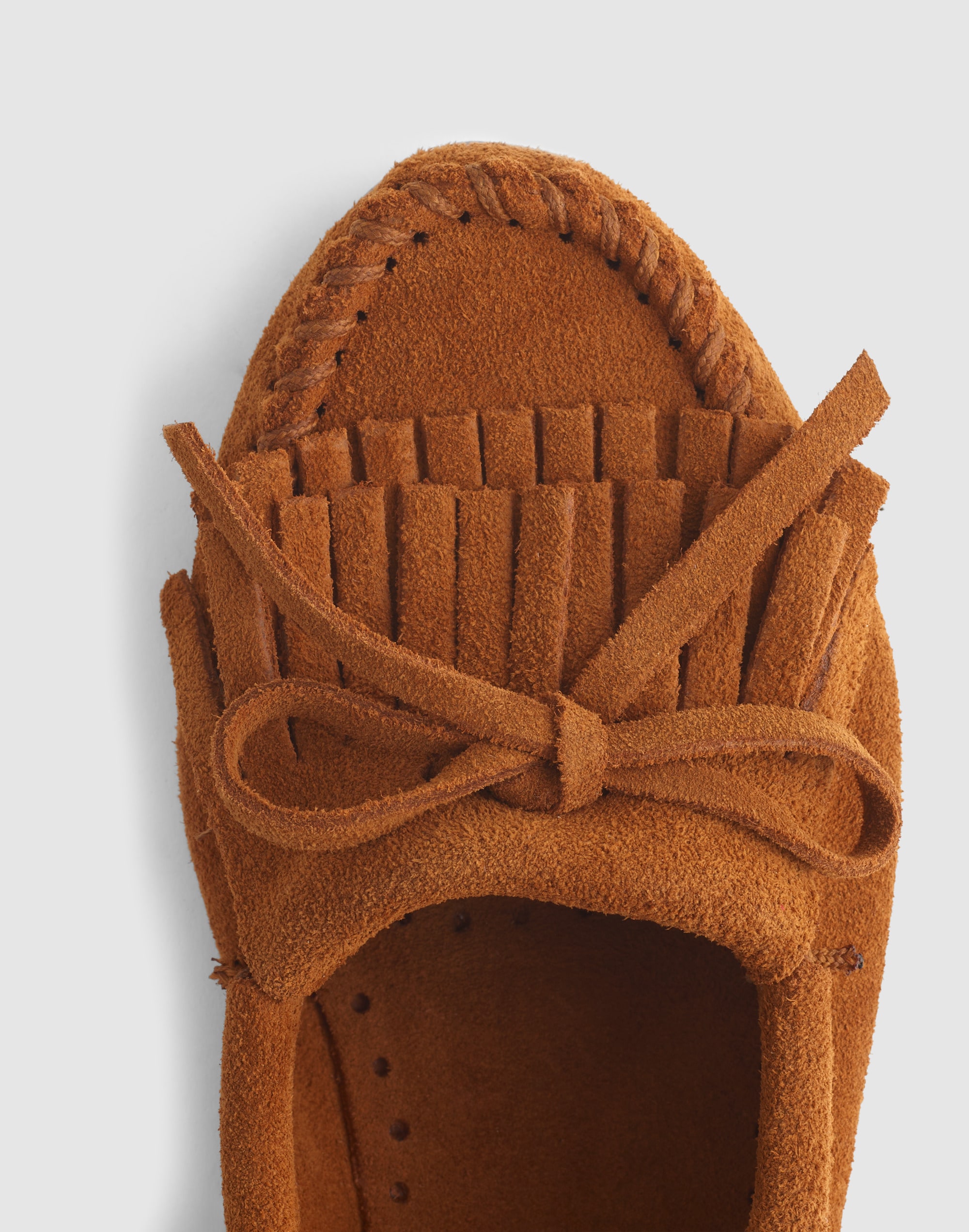 Madewell x Minnetonka Double-Fringe Kilty Moc