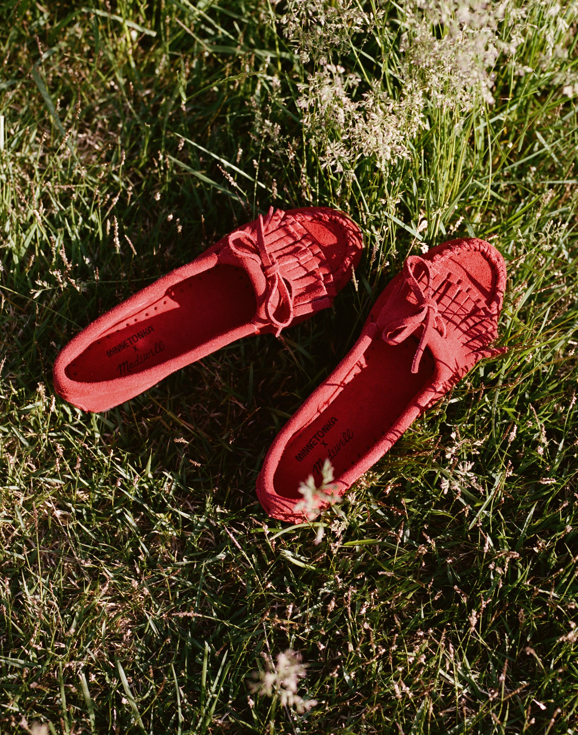 Madewell x Minnetonka Double-Fringe Kilty Moc